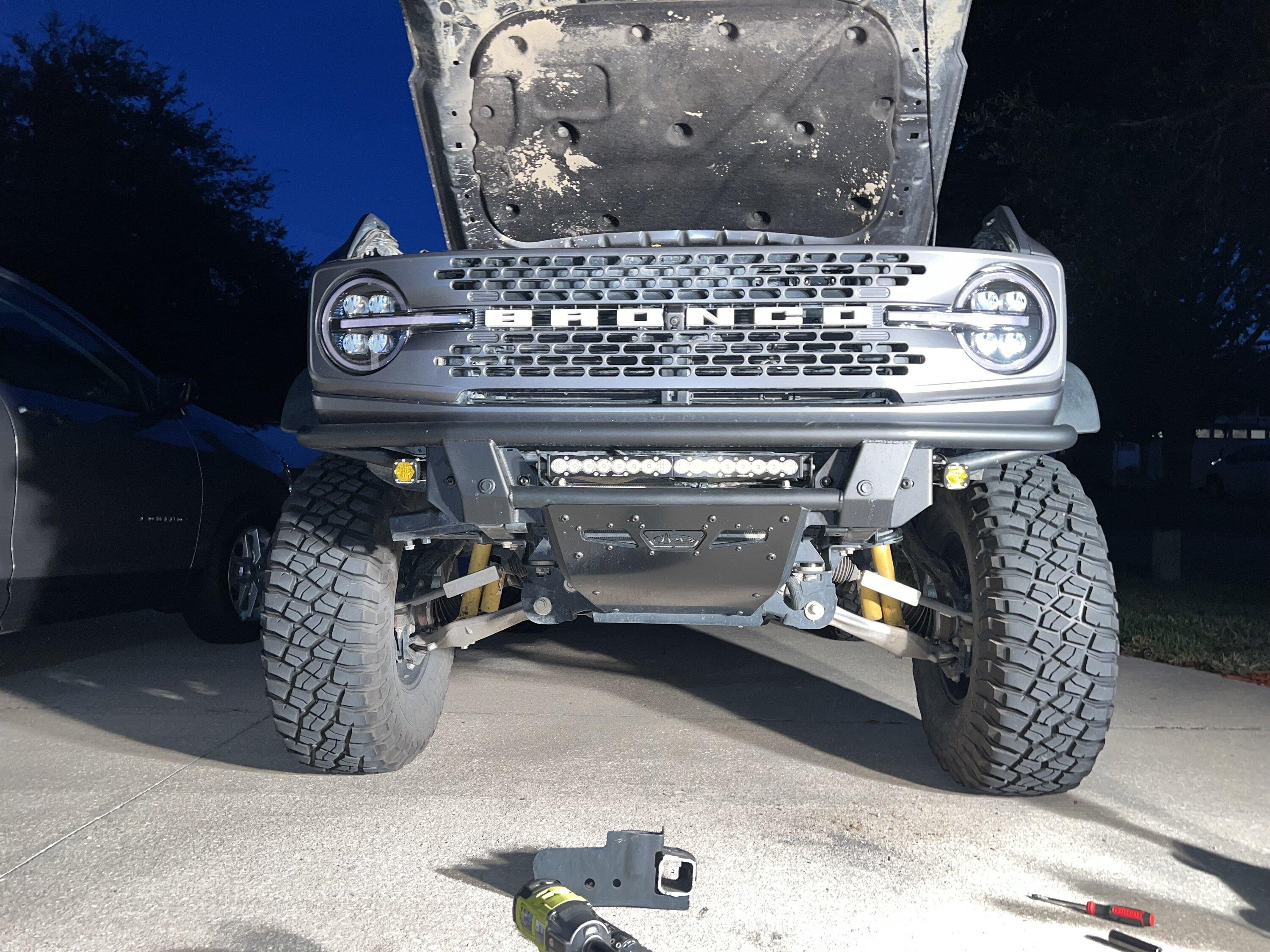 Ford Bronco All New Form Lighting Headlights Installed! IMG_6149