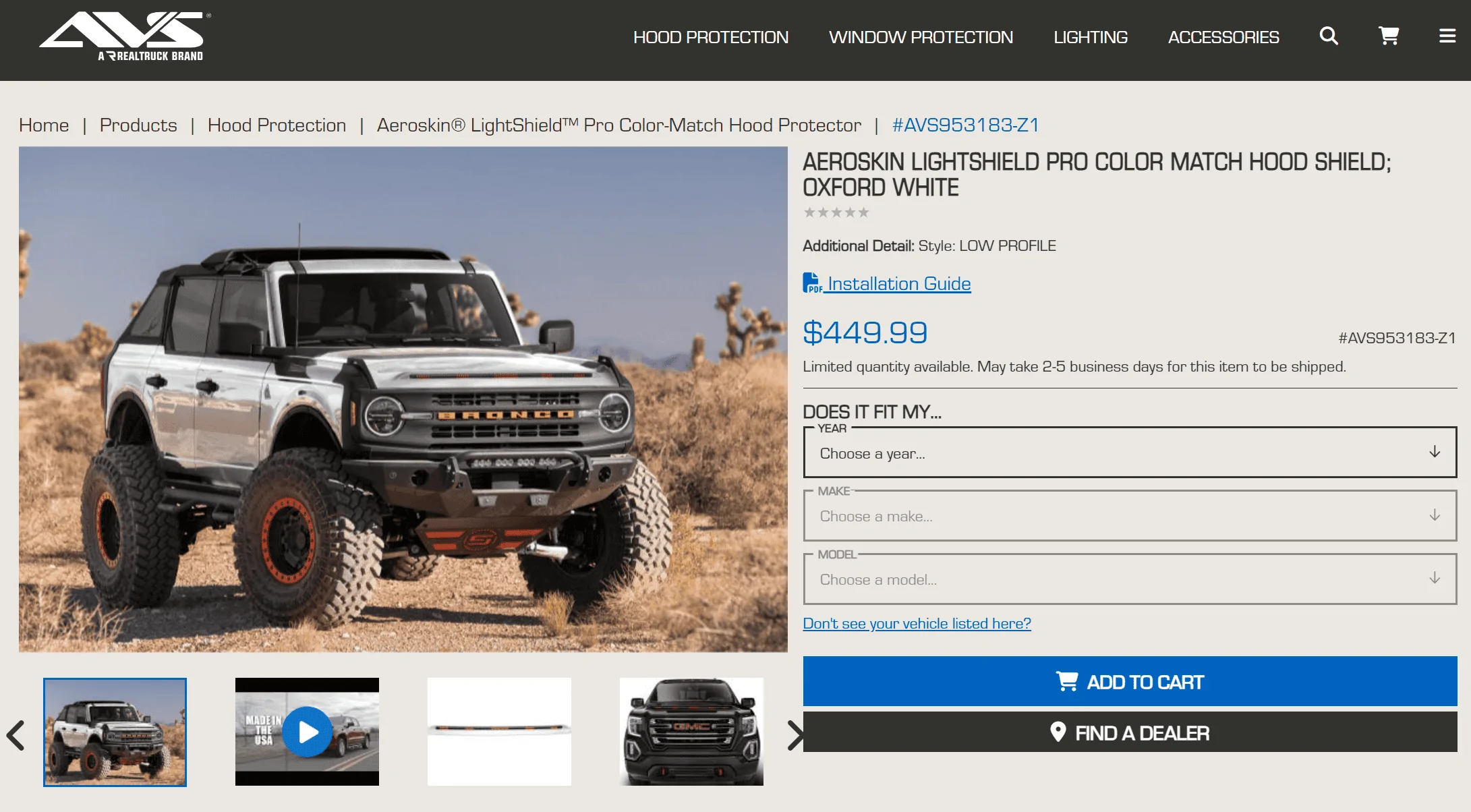 Ford Bronco Hood deflector recommendations for white Wildtrak. 1703709838449