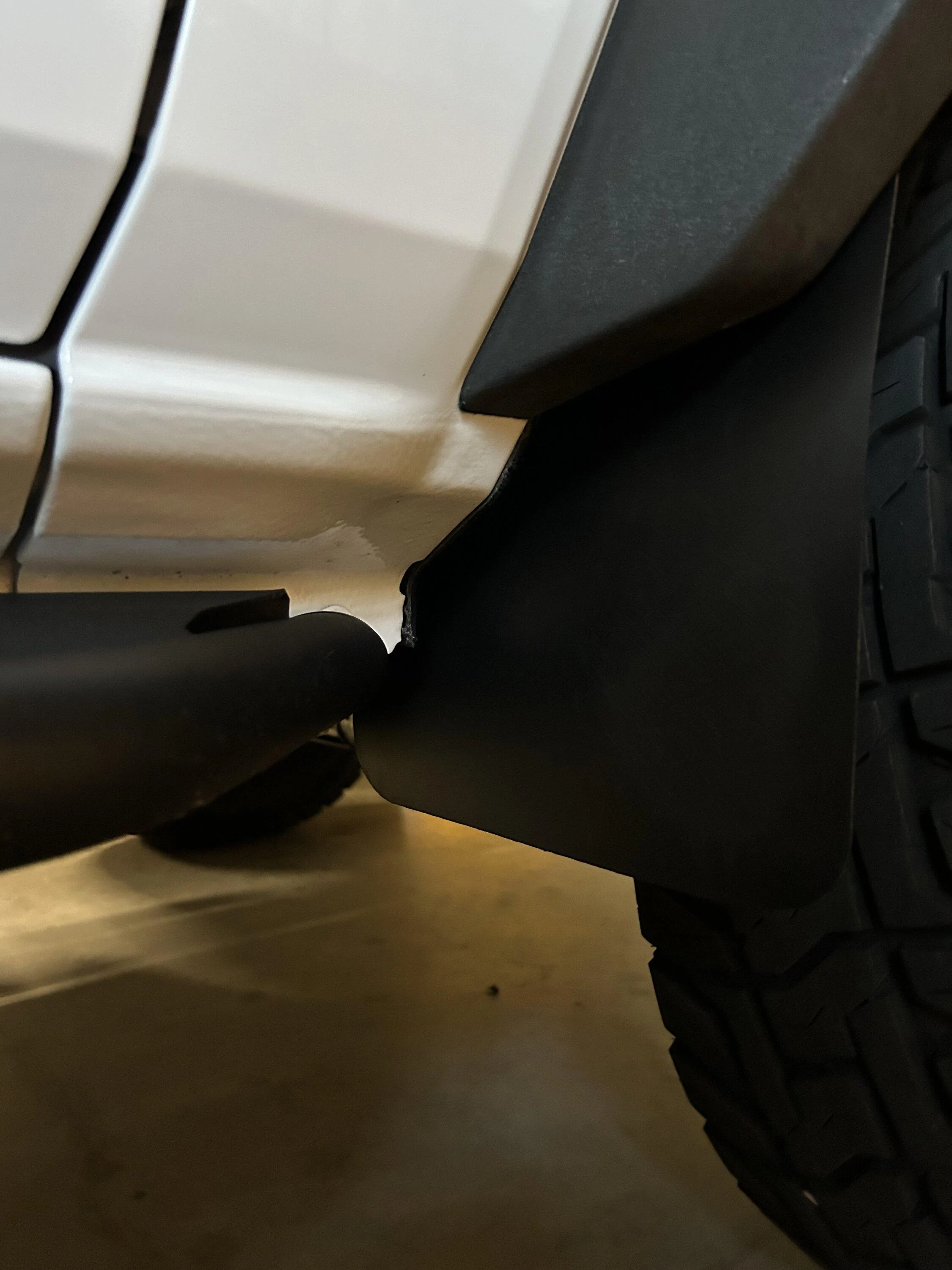 Ford Bronco Low profile mudflap options IMG_0815