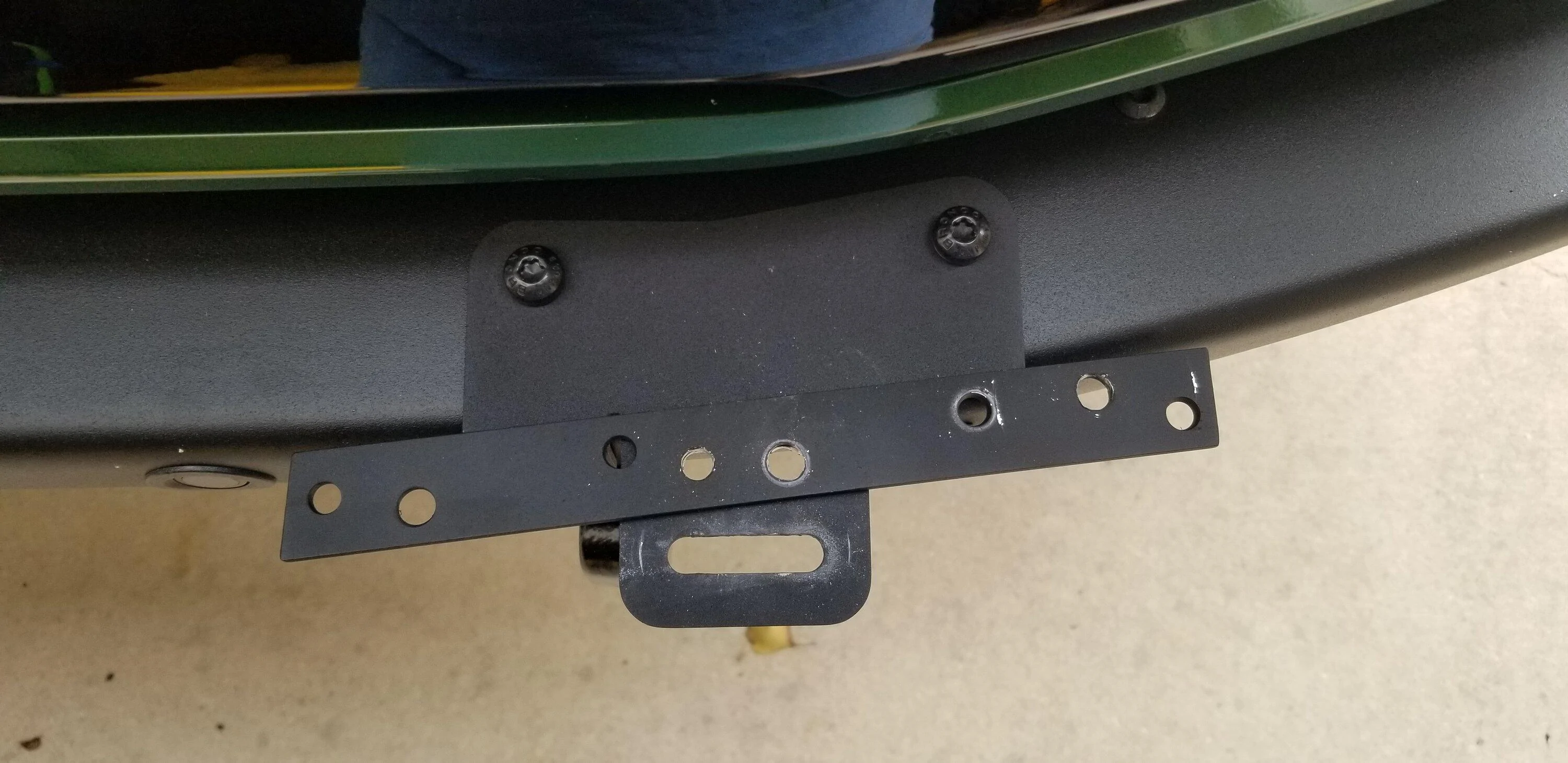 Ford Bronco LP6 and mounting options for modular bumper 20231220_150044