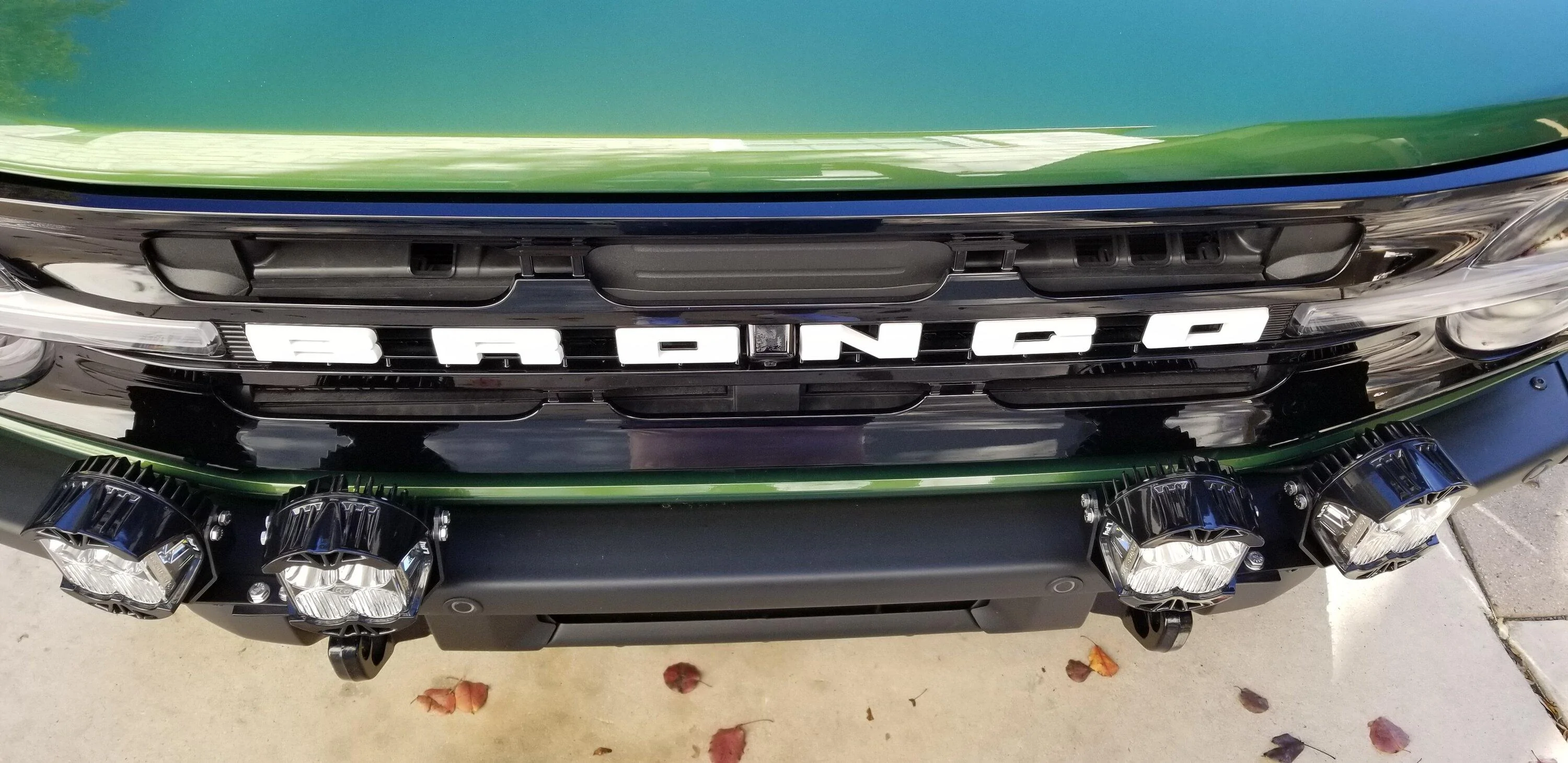 Ford Bronco LP6 and mounting options for modular bumper 20231228_135832