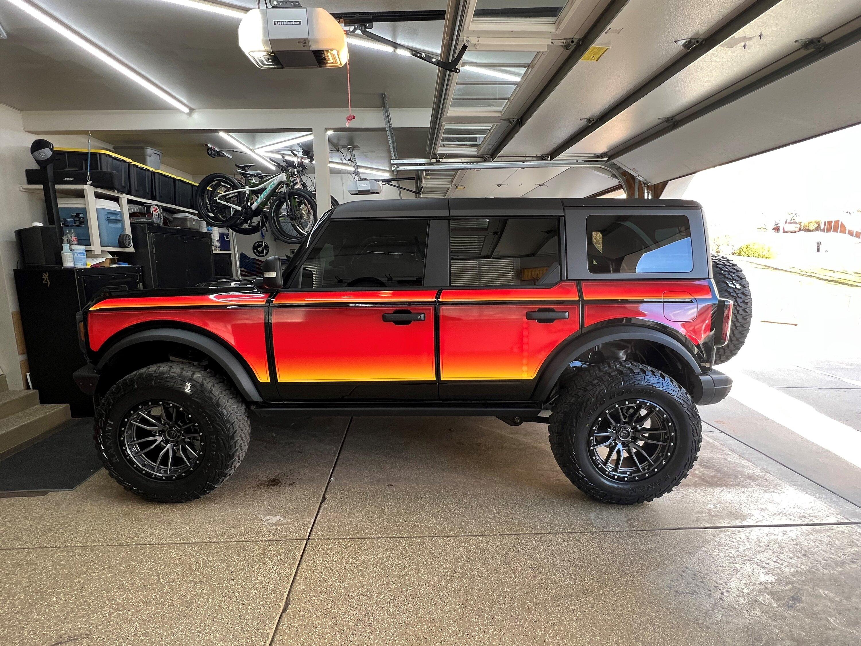 Ford Bronco UG Ford Bronco RETRO FADE Graphics Kit Jed 03