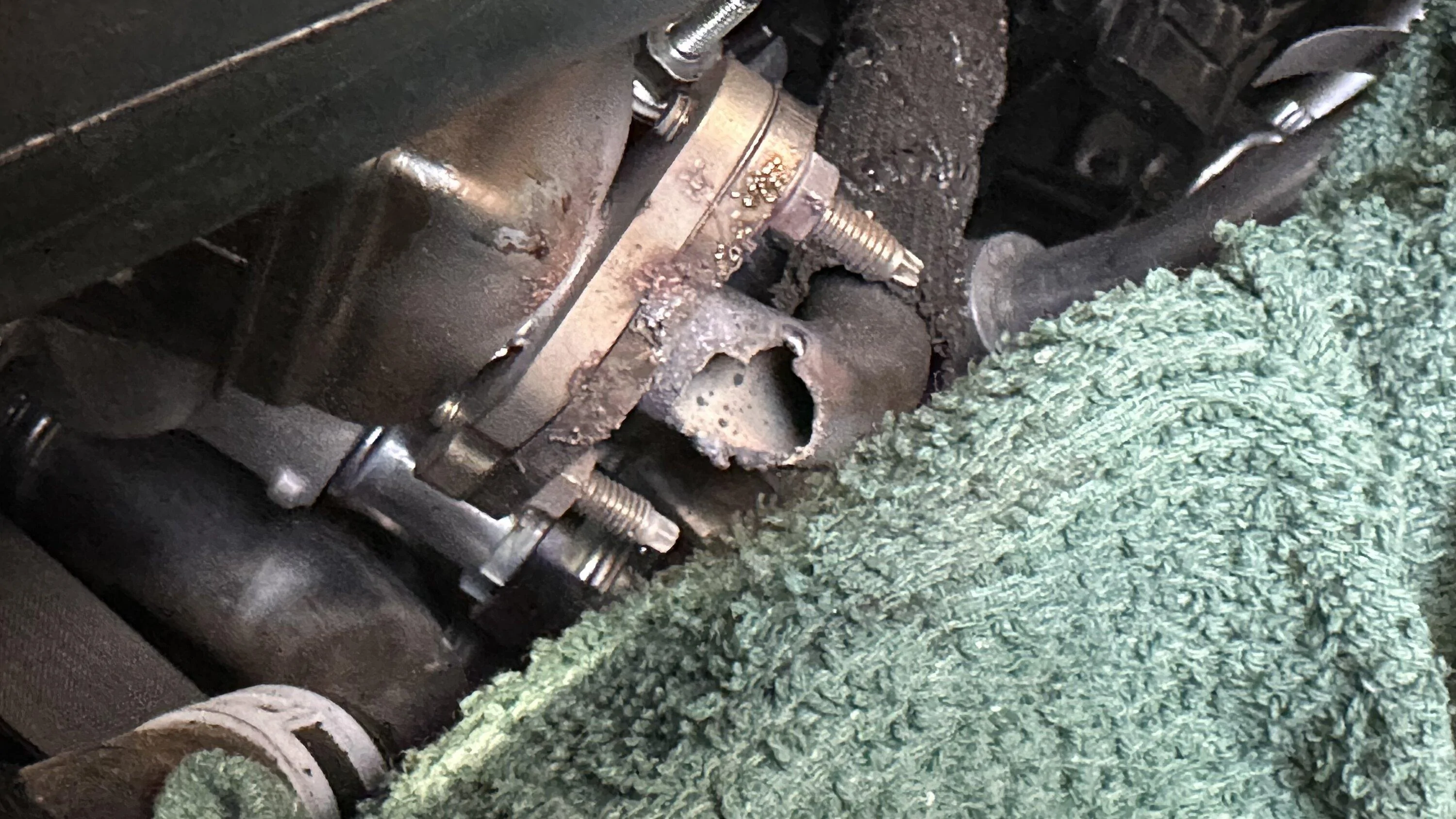Ford Bronco Smoke and new sound coming from engine IMG_2793