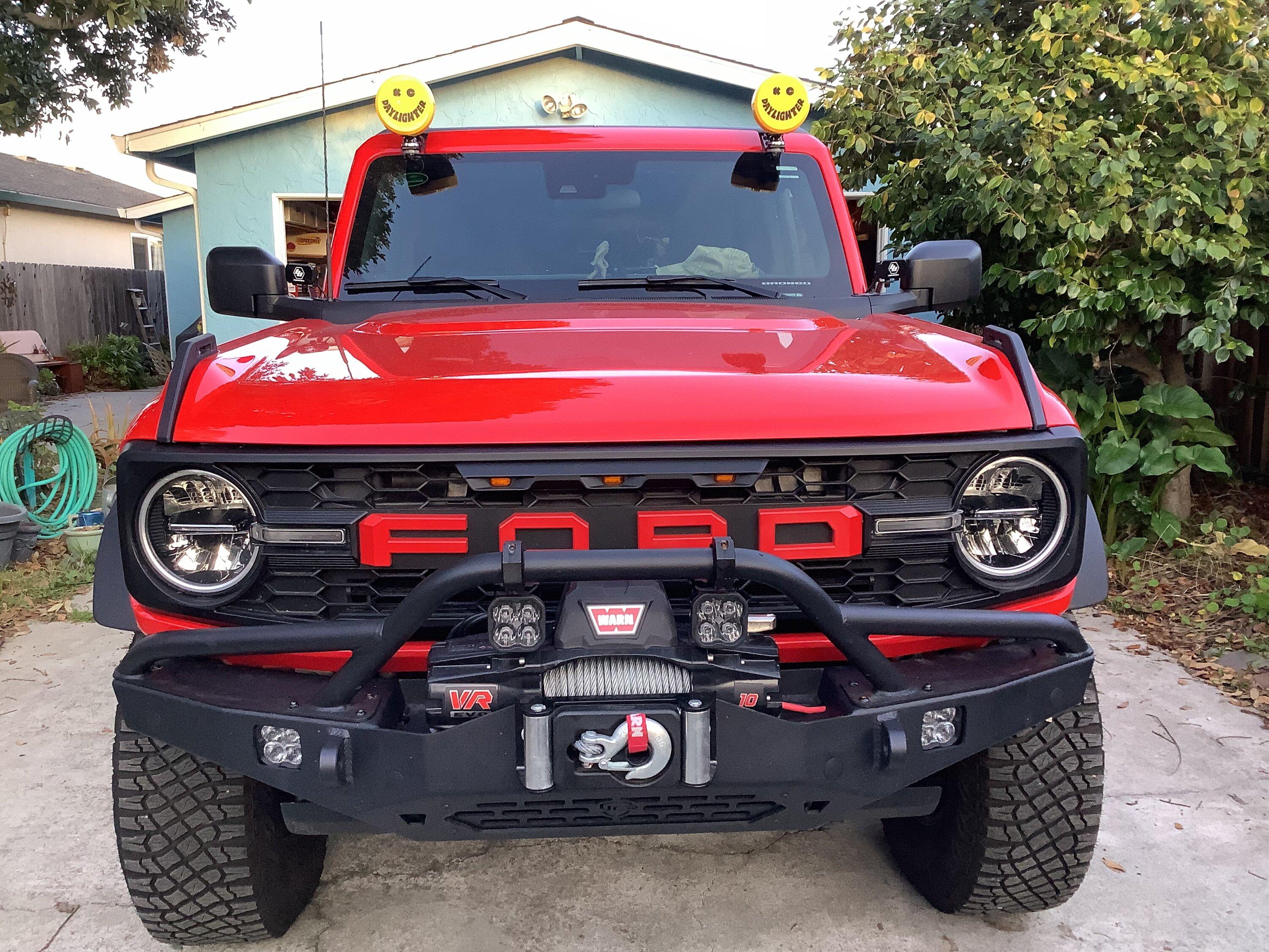 Ford Bronco Low profile ditch lights IMG_0456
