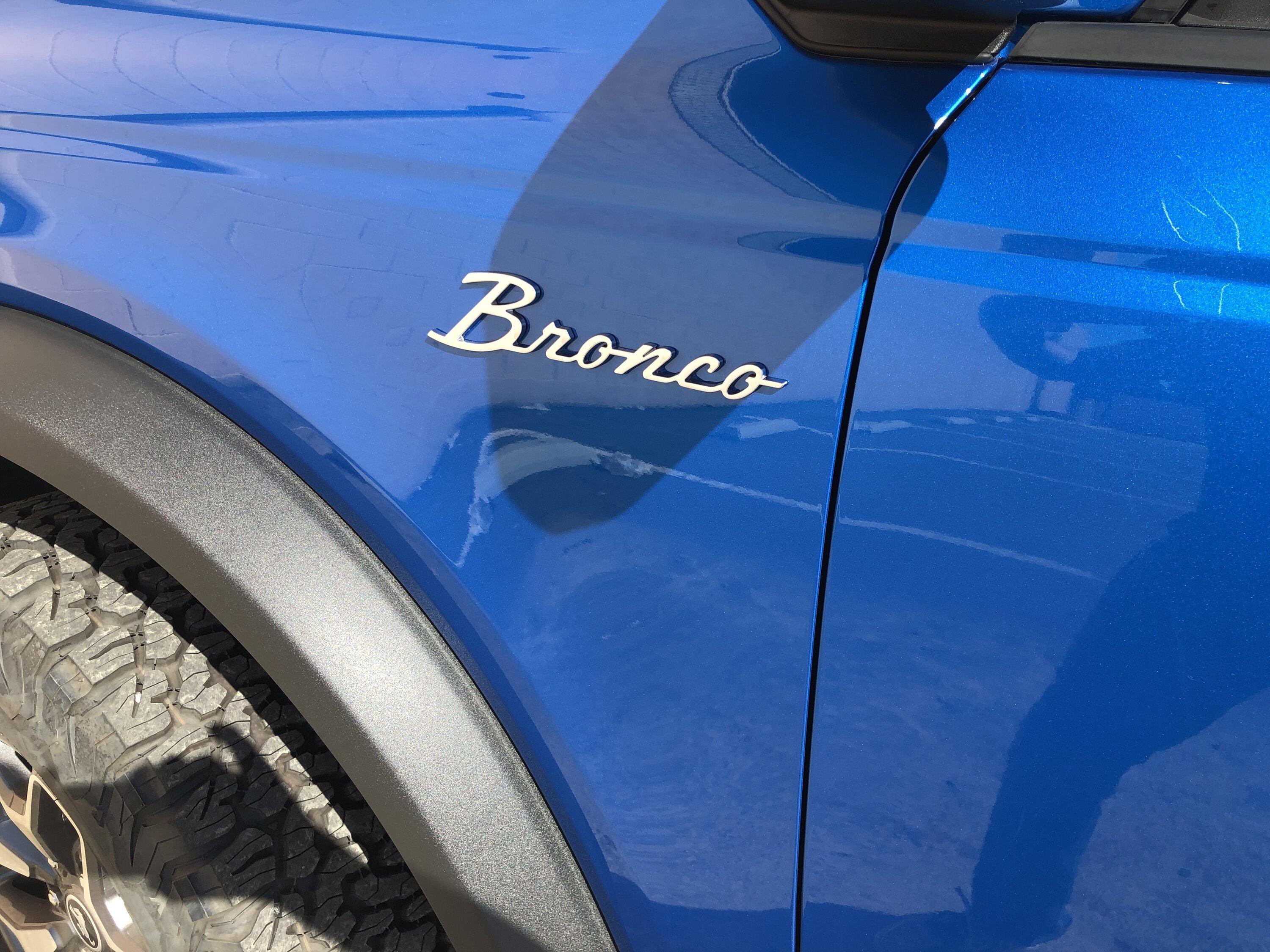 Ford Bronco Script Emblem Dilemma 27A3B51E-A035-44E7-9B7A-F7B655EDF464
