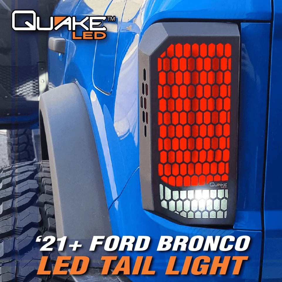Ford Bronco New Raptor-style tail light upgrade 1704195740739