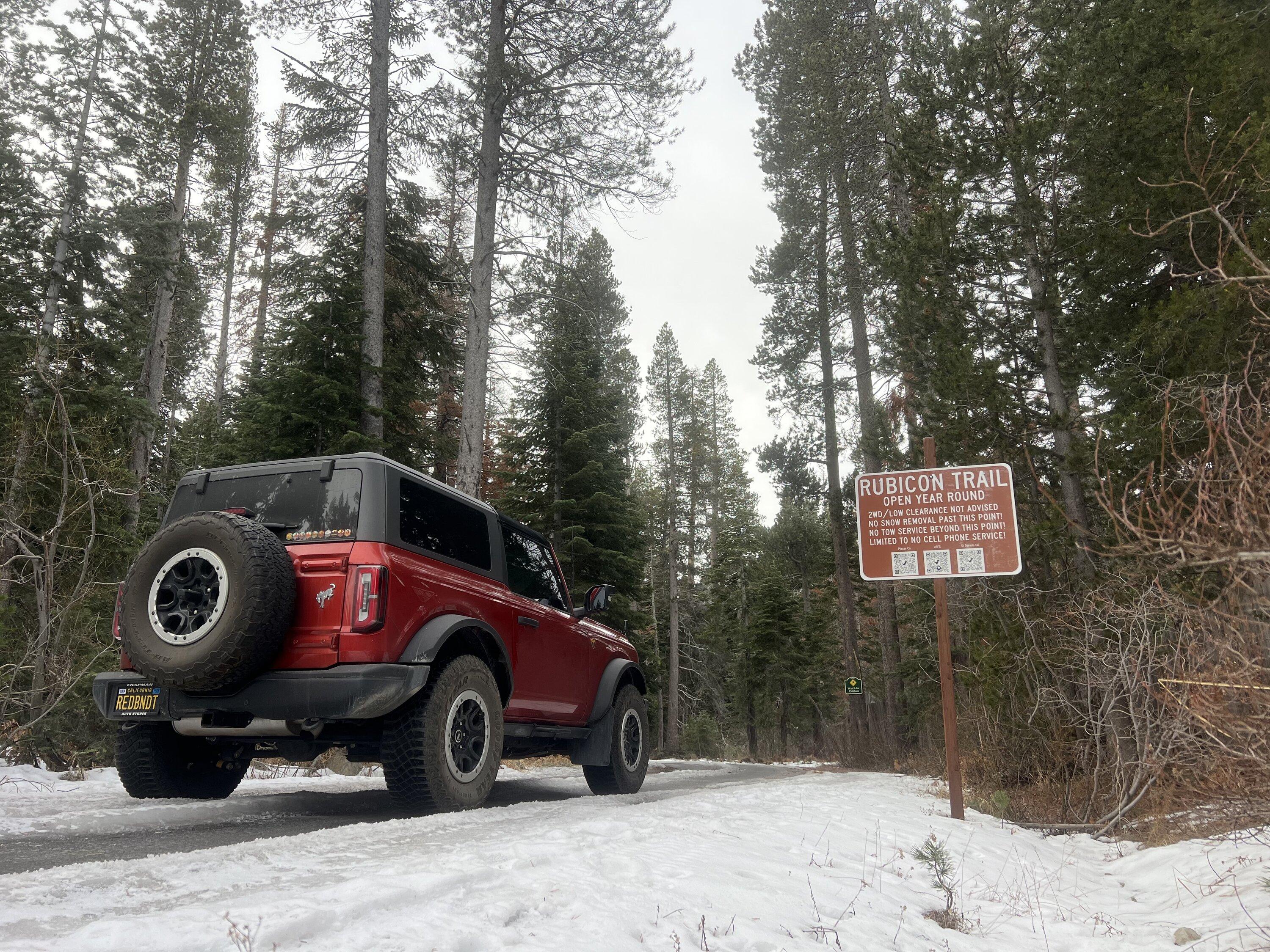 Ford Bronco NYE to Tahoe with a peek into the Rubicon. IMG_8241