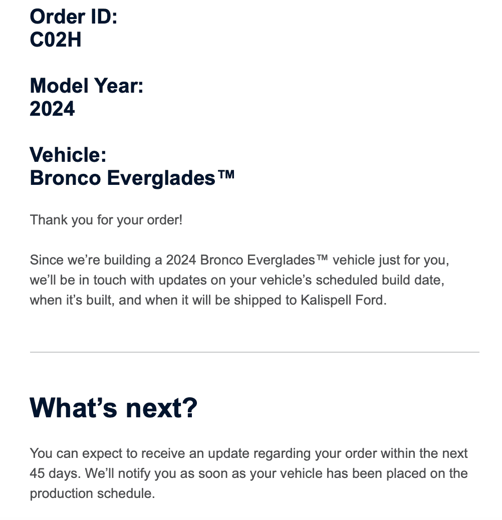 Ford Bronco Everglades NOT available?? Screenshot 2024-01-03 at 1.04.16 AM
