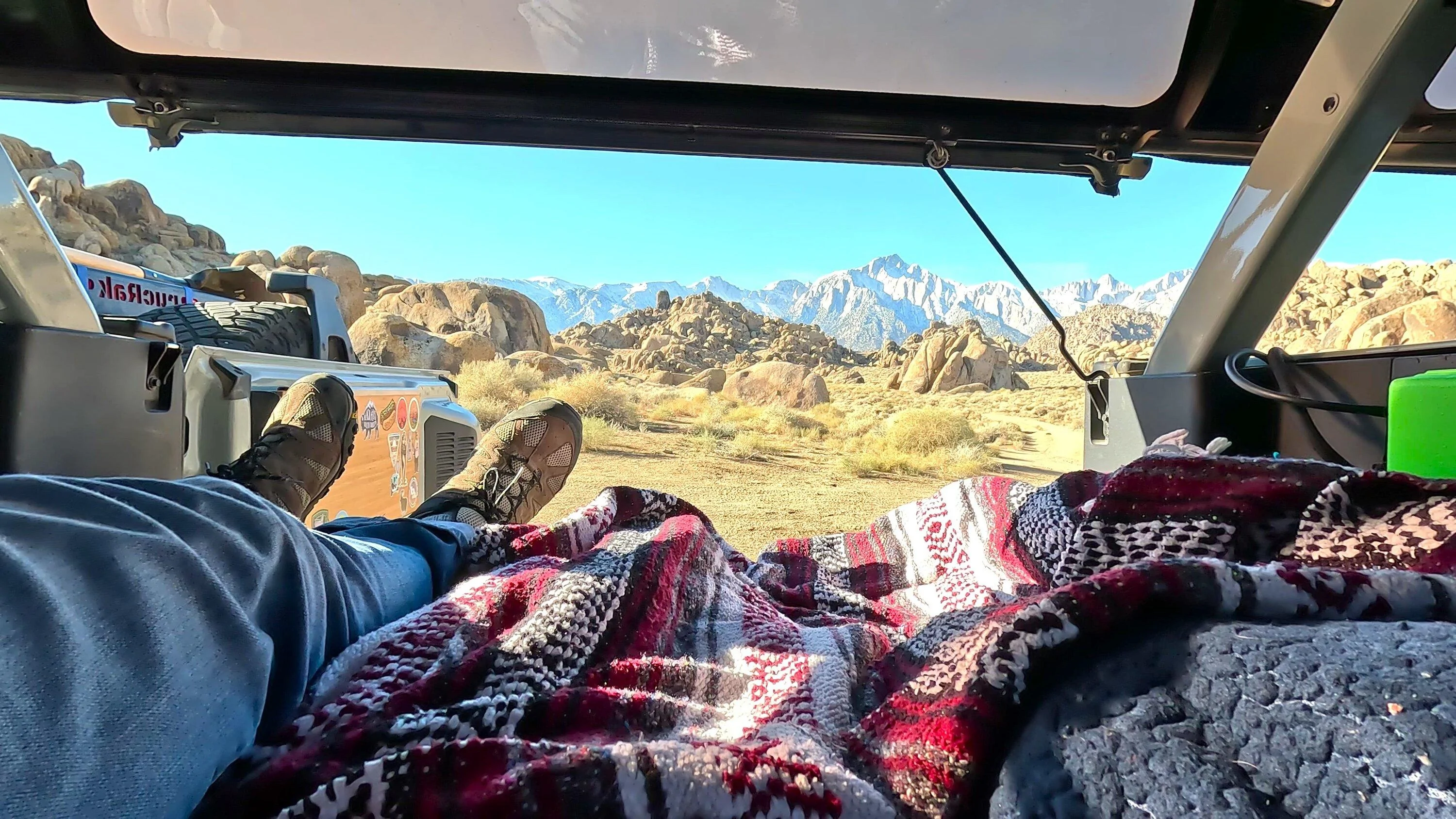 Ford Bronco Finding an EPIC campsite and sleeping in the back of the Bronco - Alabama Hills [pics and video] 1-sleepvi
