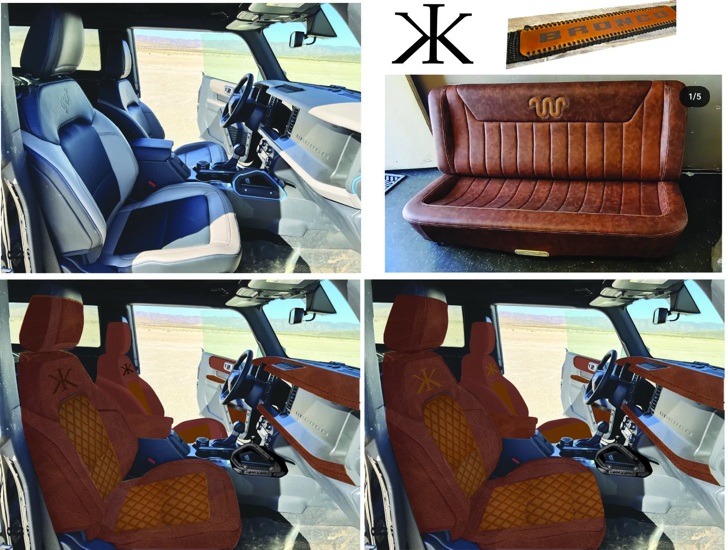 Ford Bronco Our current project Cigars & AR's interior concept