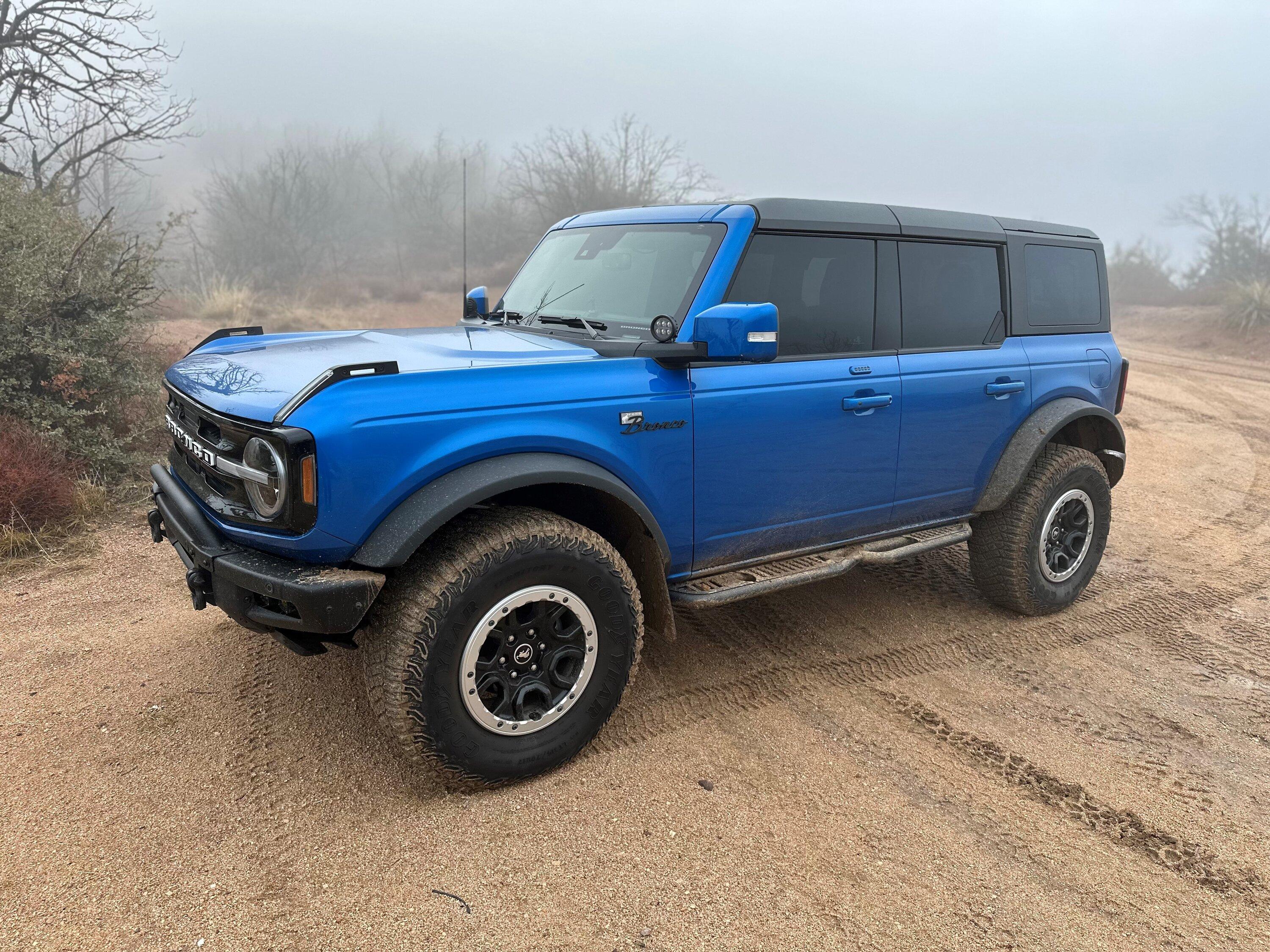 Ford Bronco Drive through the clouds. 1