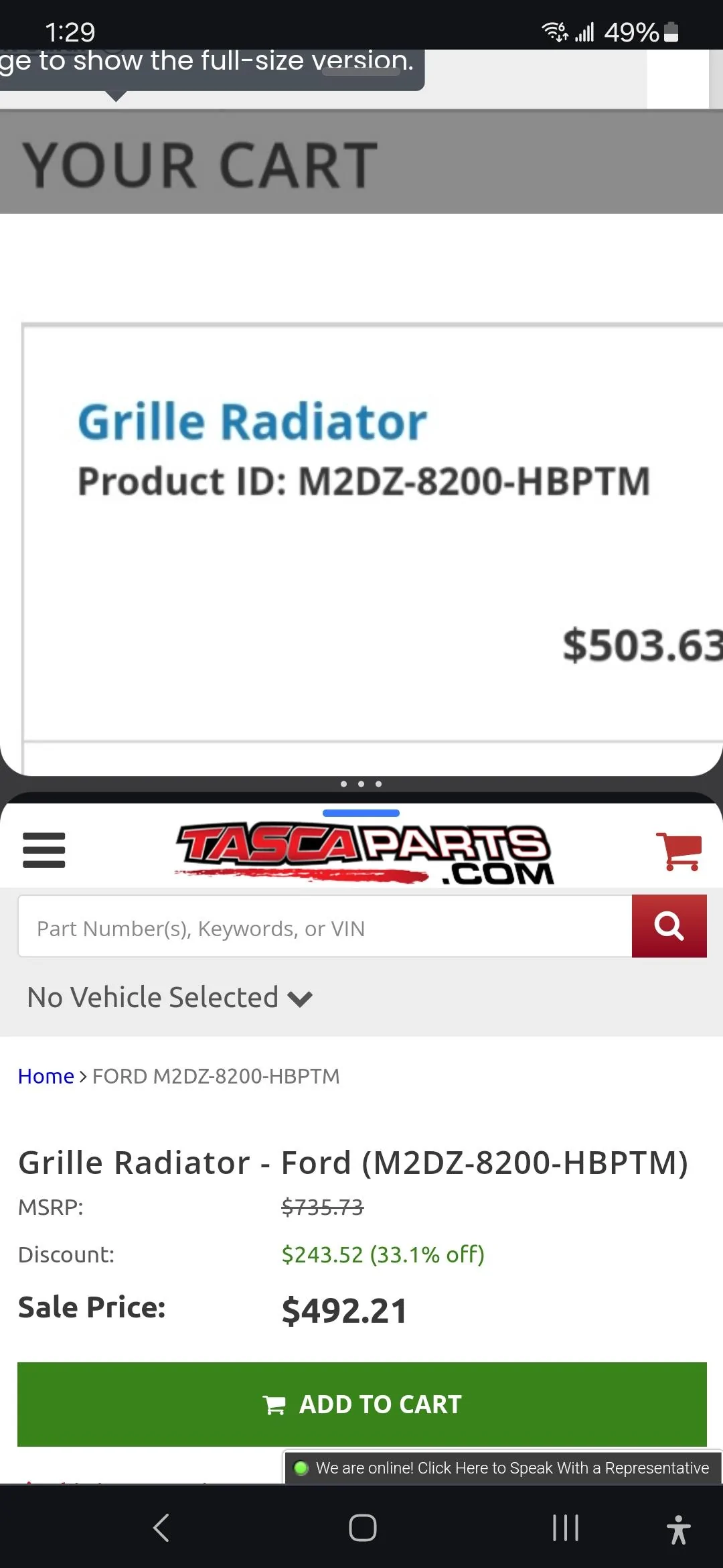 Ford Bronco Badlands to Heritage Grille Swap -- part number, purchasing, painting, installing Screenshot_20240103_132957_Chrom