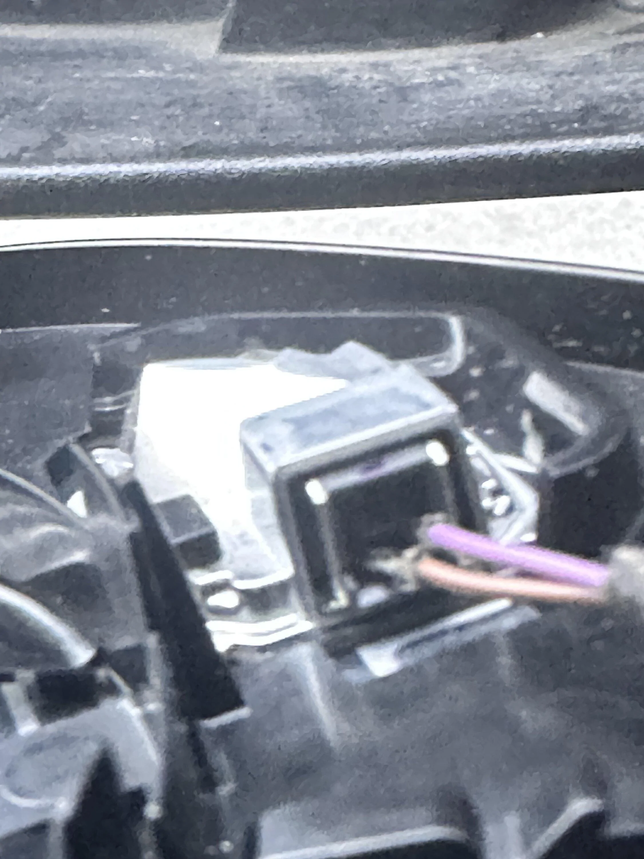 Ford Bronco side mirror wire connectors IMG_3306