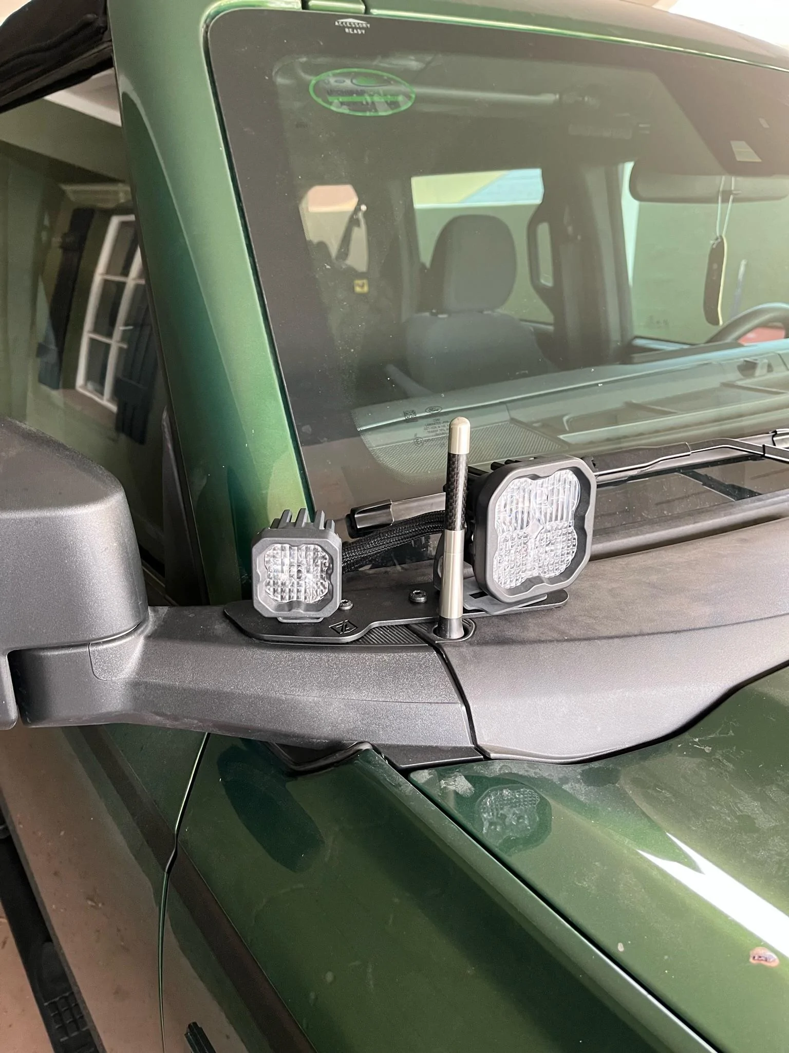 Ford Bronco Low profile ditch lights IMG_1754