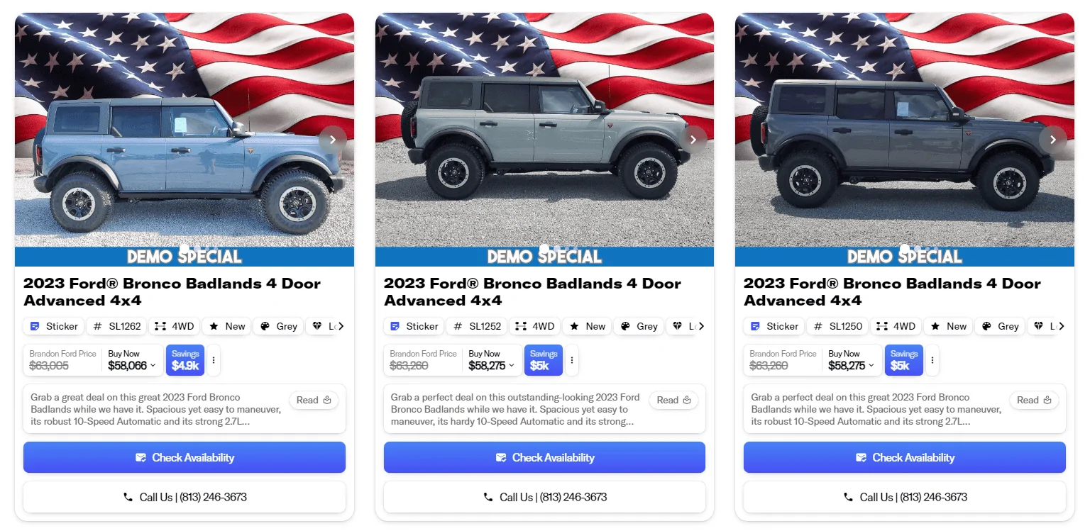 Ford Bronco West Central Florida Availability 1704441731597
