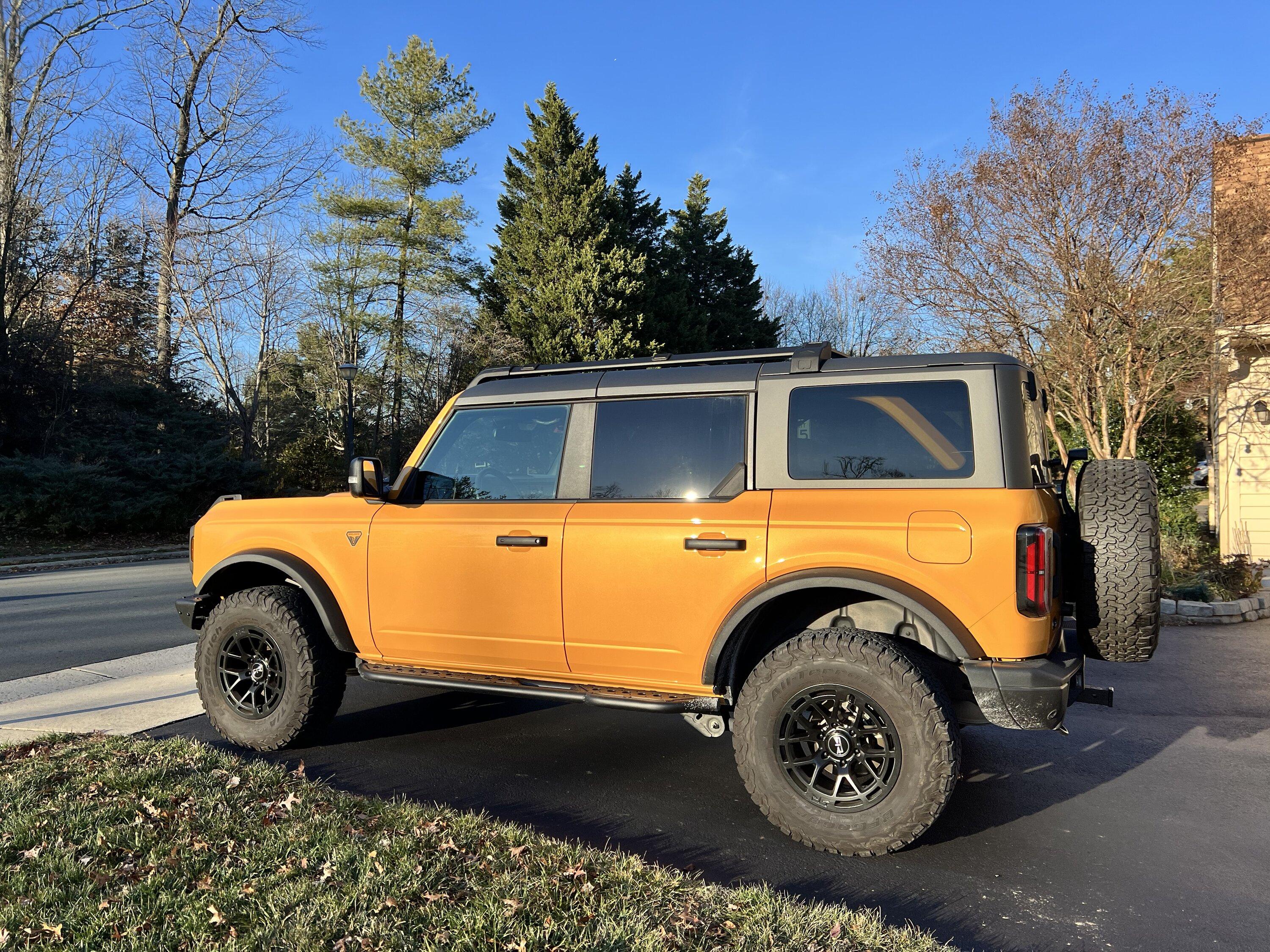 Ford Bronco Show us your installed wheel / tire upgrades here! (Pics) IMG_6055