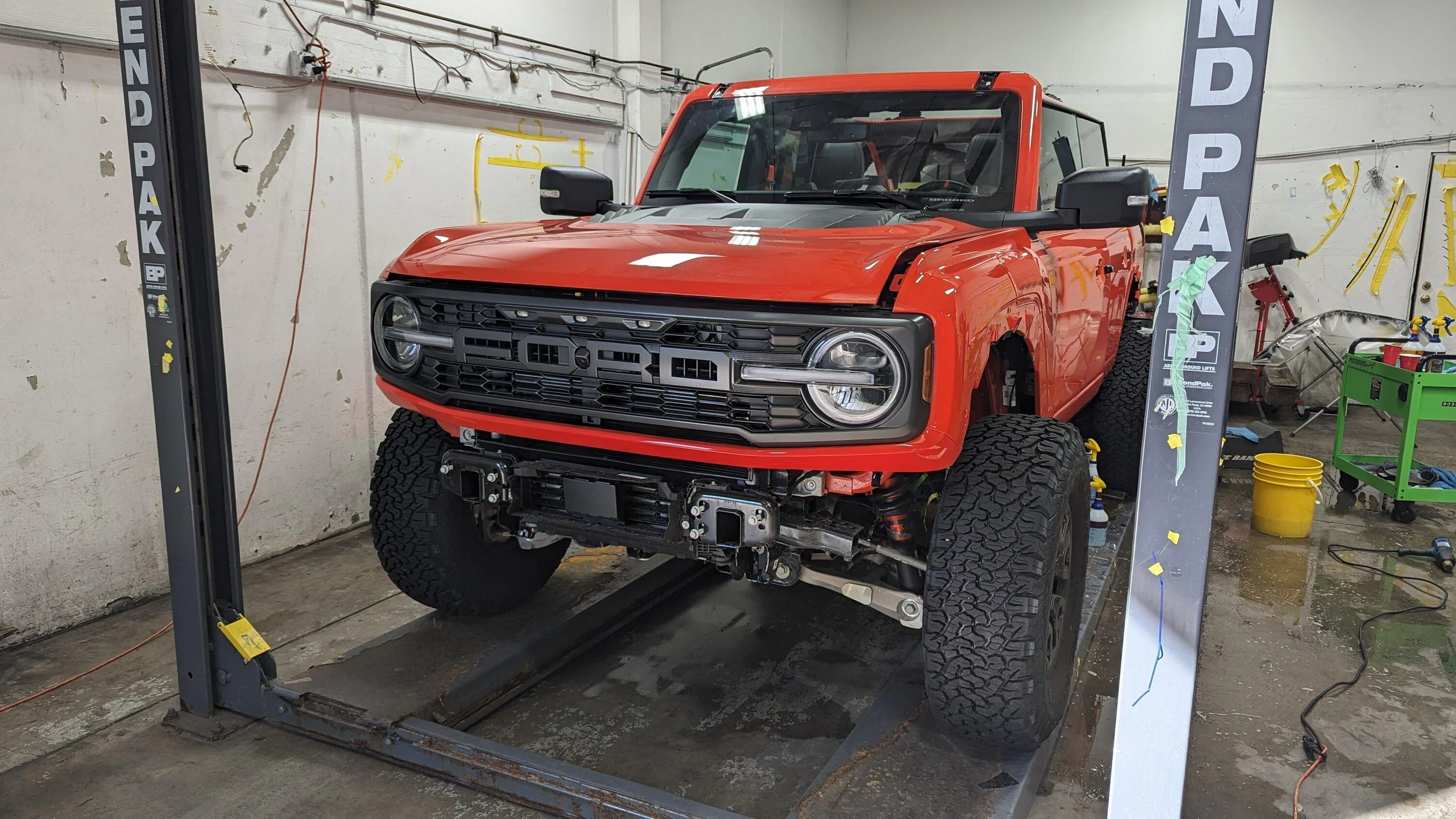 Ford Bronco Swamps Code Orange Bronco Raptor Build PXL_20240105_221424053