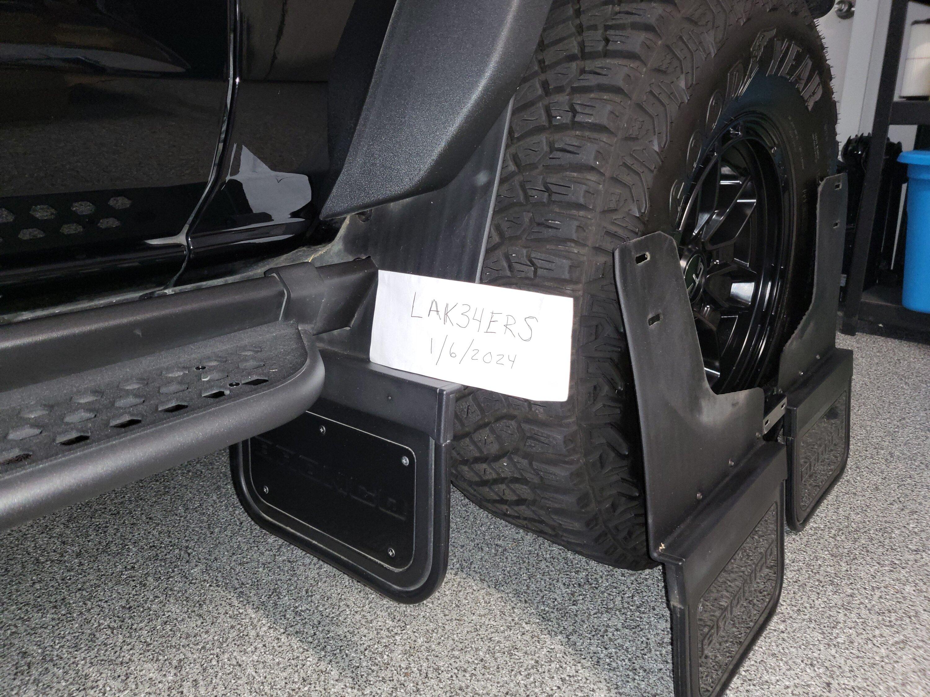 Ford Bronco Custom Gatorback Mudflaps 20240106_094920