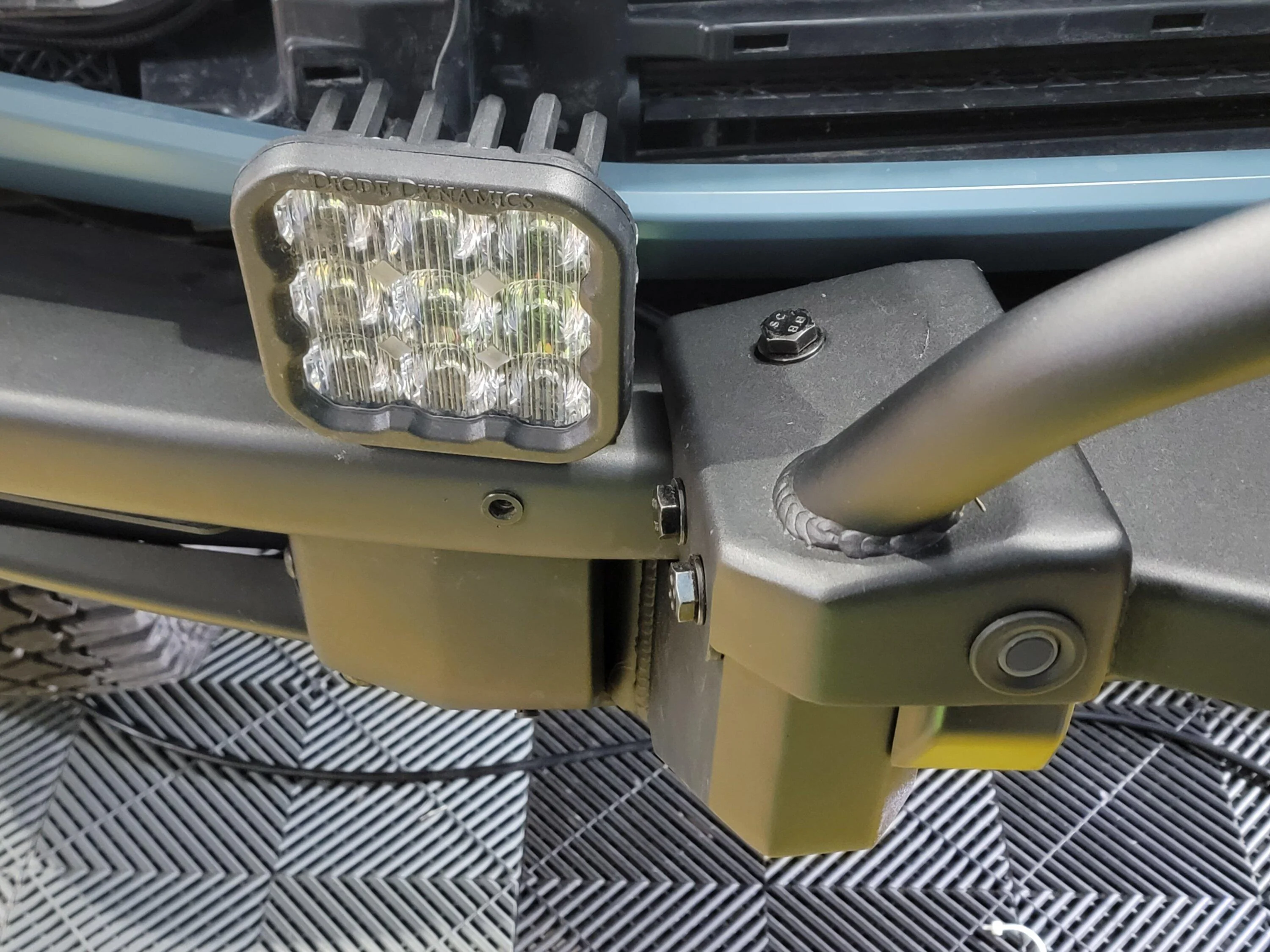 Ford Bronco Dynamic Diode Bracket with Winch 20240101_120827