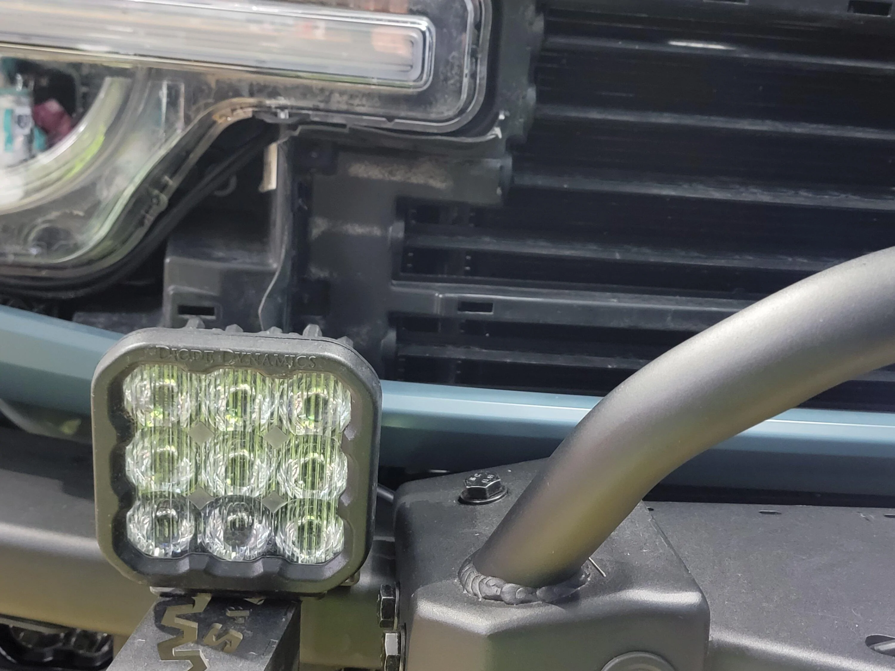 Ford Bronco Dynamic Diode Bracket with Winch 20240101_121045