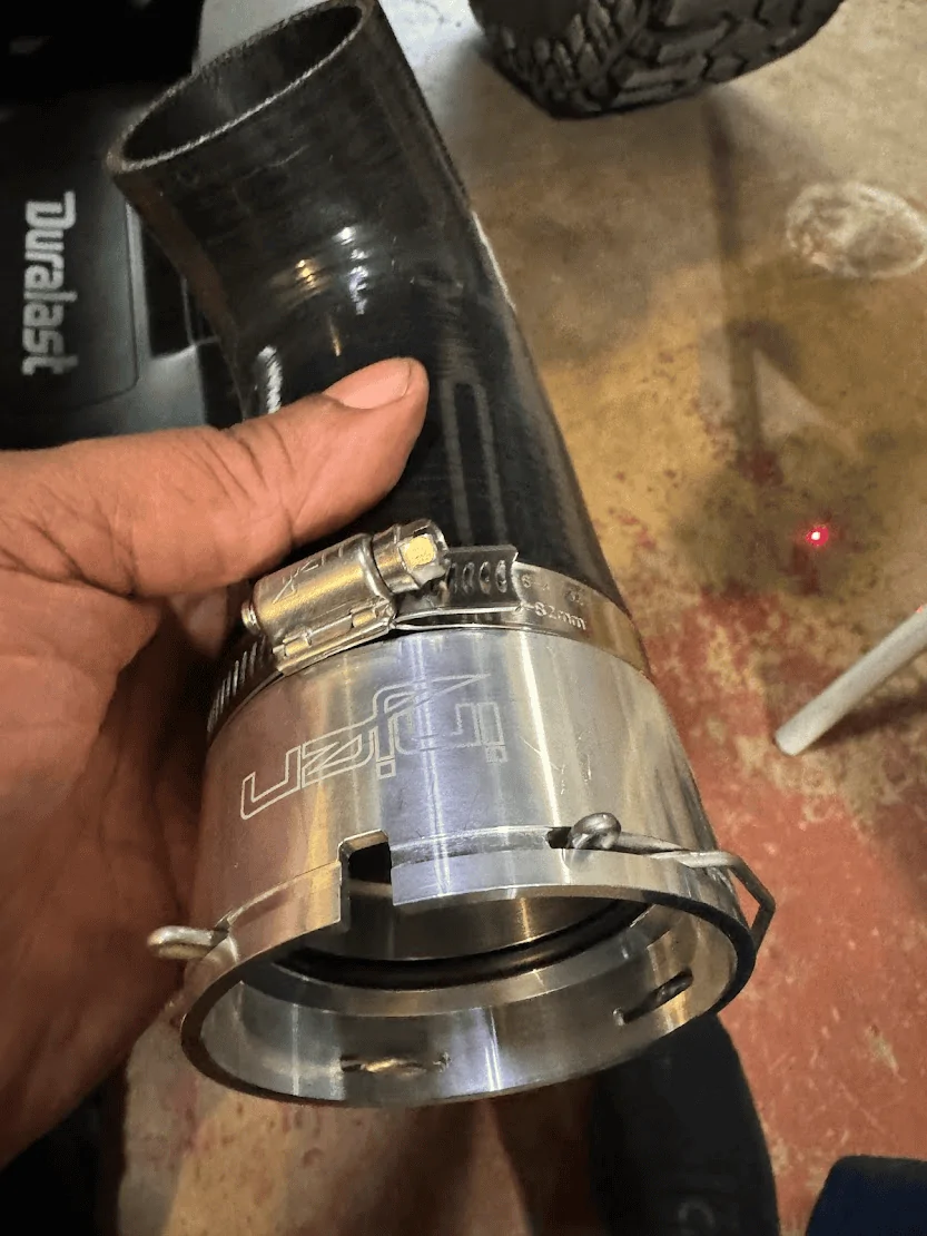 Ford Bronco Injen Charge Pipes installed on 2.7 with Injen CAI 1704646889870