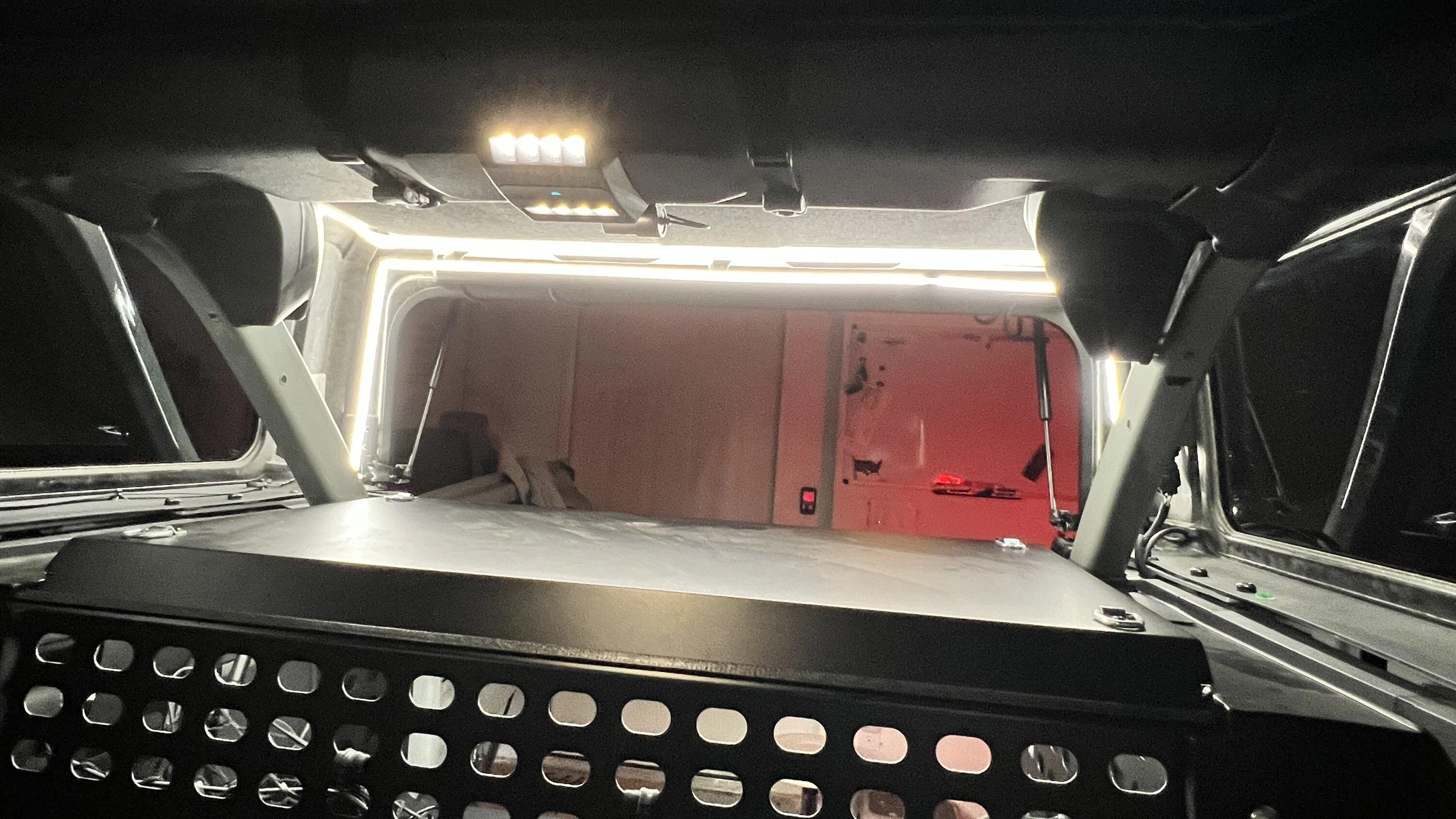 Ford Bronco Added DIY LEDs To Engine & Cargo Bay IMG_2056