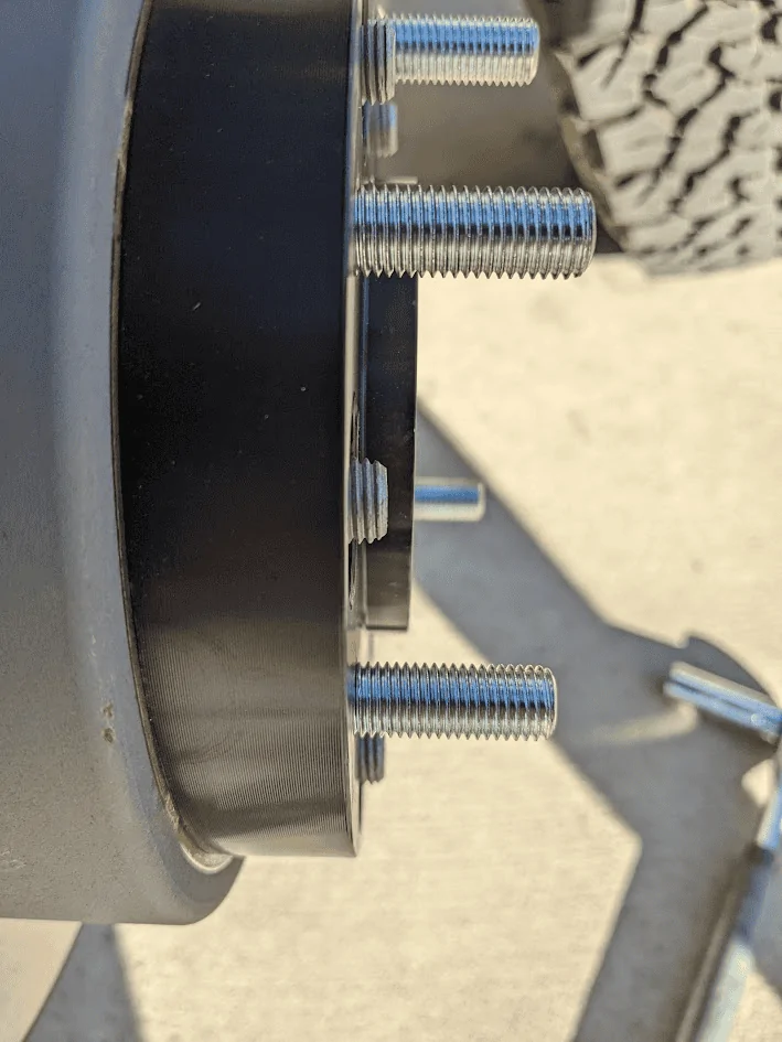 Ford Bronco Anyone running 1 inch wheel spacers? 1704749096254