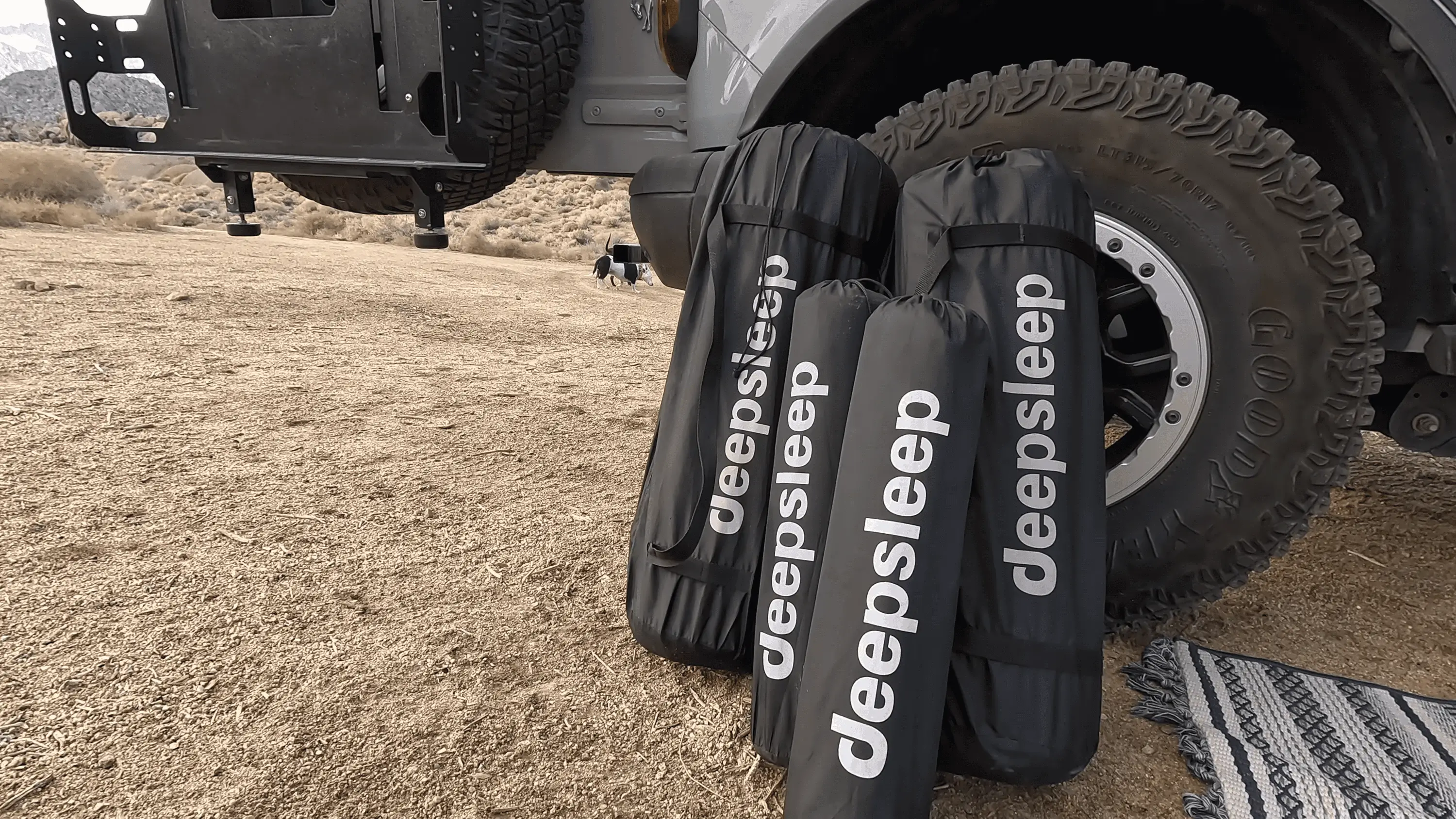 Ford Bronco Deepsleep inflatable memory foam mattress - Review [pics and video] DeepSleepBags