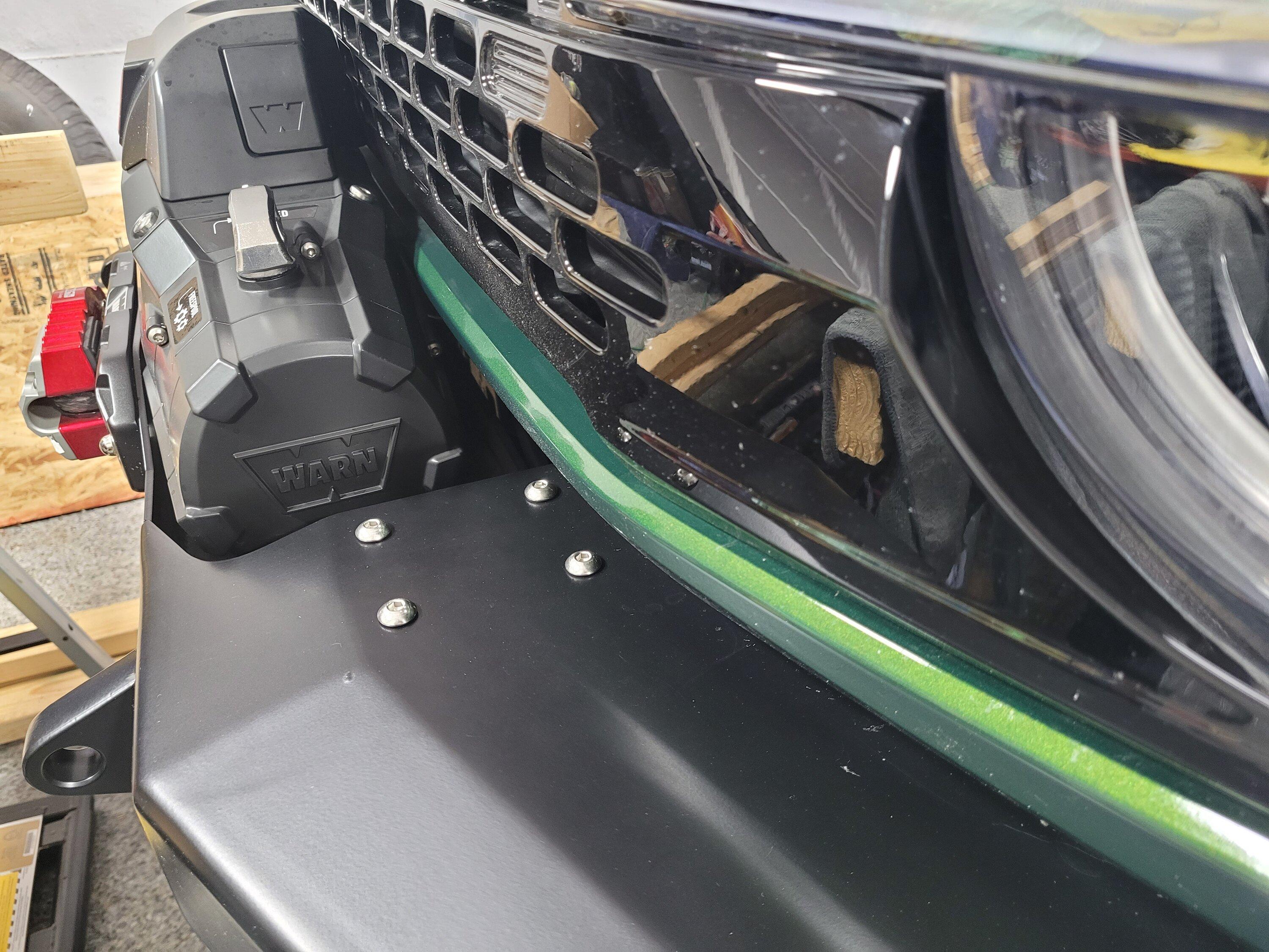 Ford Bronco BD LP6/LP4 bumper mounting ideas 1000007546