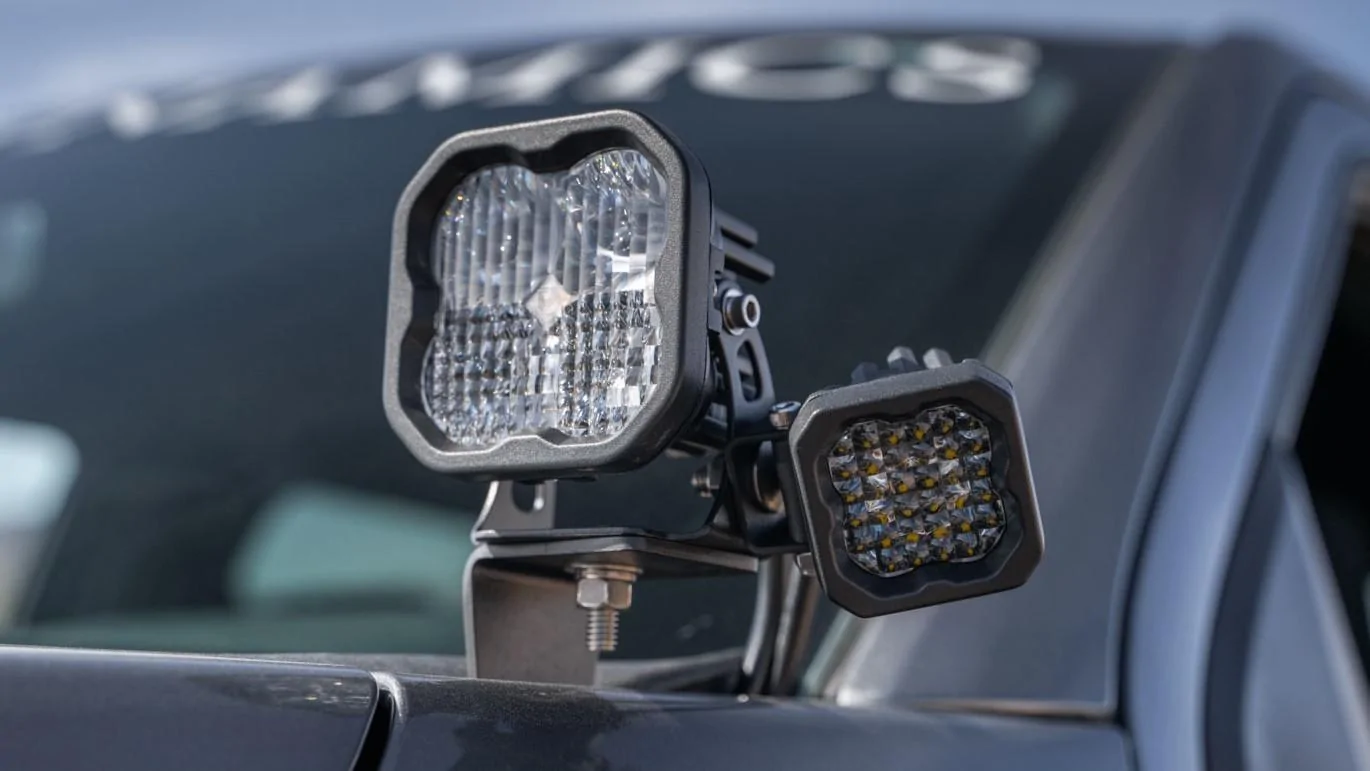 Ford Bronco Ditch Light Hack | SS3 + SSC1 LED Pods | Diode Dynamics 2022_Ford_F150_Vegas_Creative_Ditch_Close_2