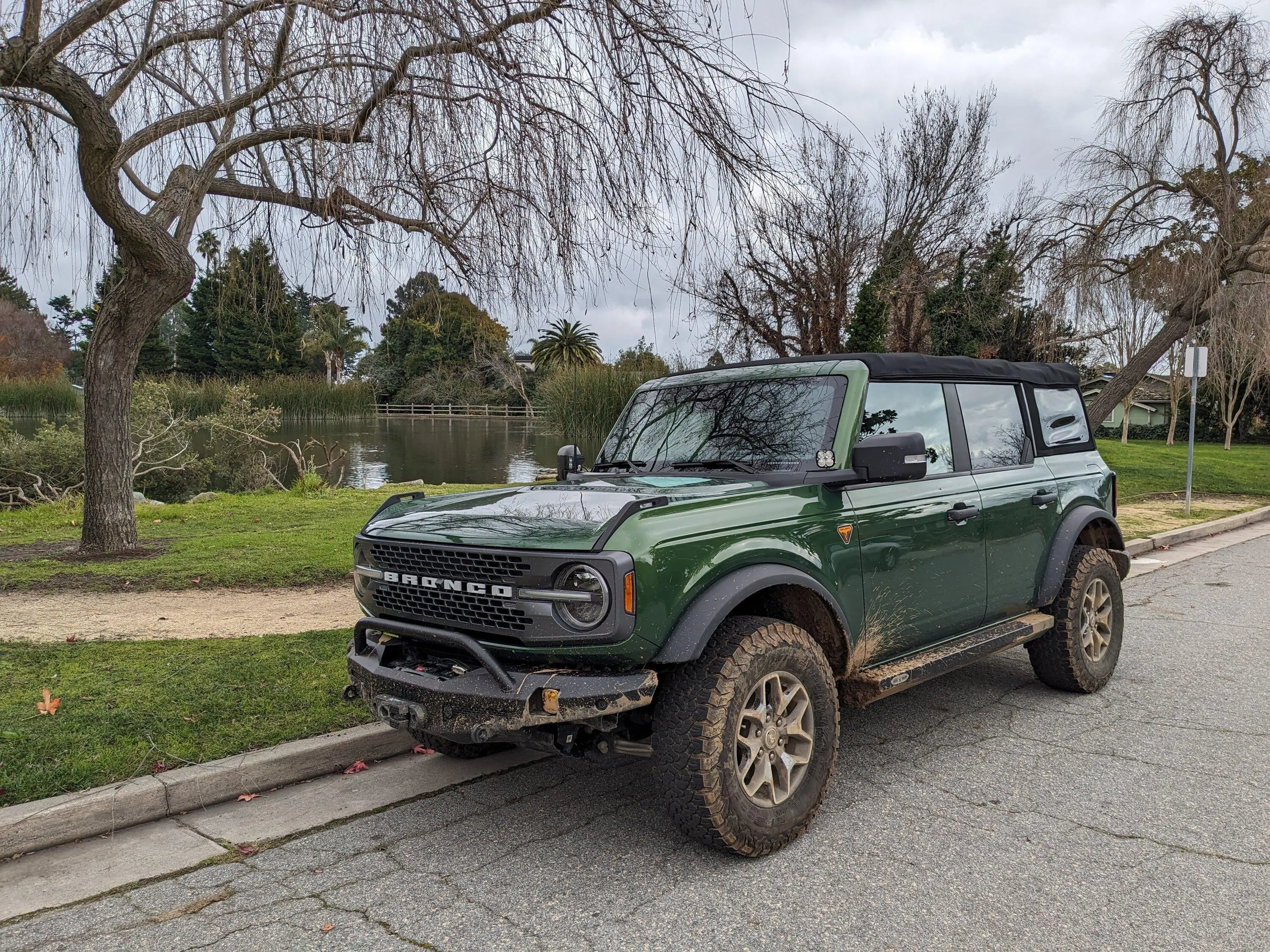 Ford Bronco BAMF Overland front winch bumper PXL_20240106_205523874