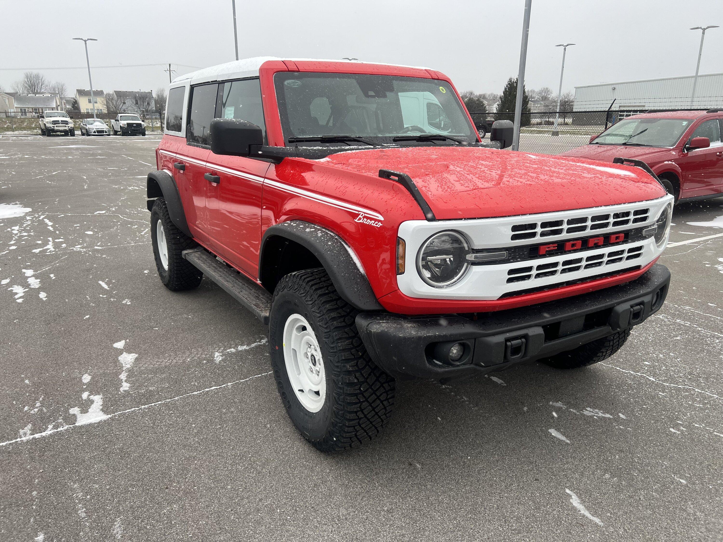 Ford Bronco Bronco Build Week 1/8/2024 IMG_4443