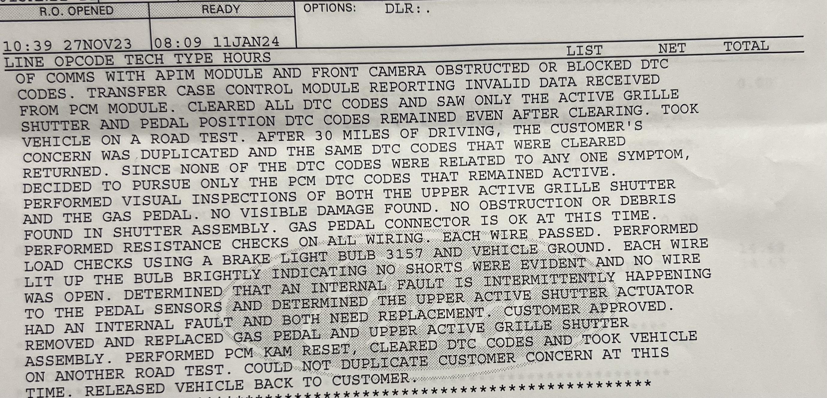 Ford Bronco Several error codes in a row and low power mode INV 2