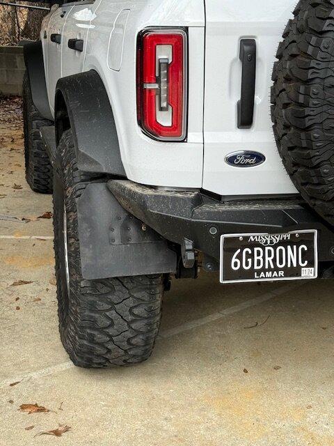 Ford Bronco RokBlokz Mudflaps Modification IMG_4354