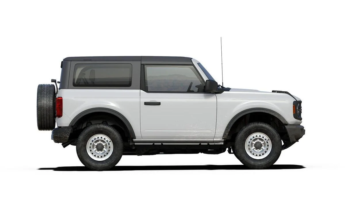 Ford Bronco Resale Values-Why so Brutal 2021-bronco-two-door-base-oxford-whit