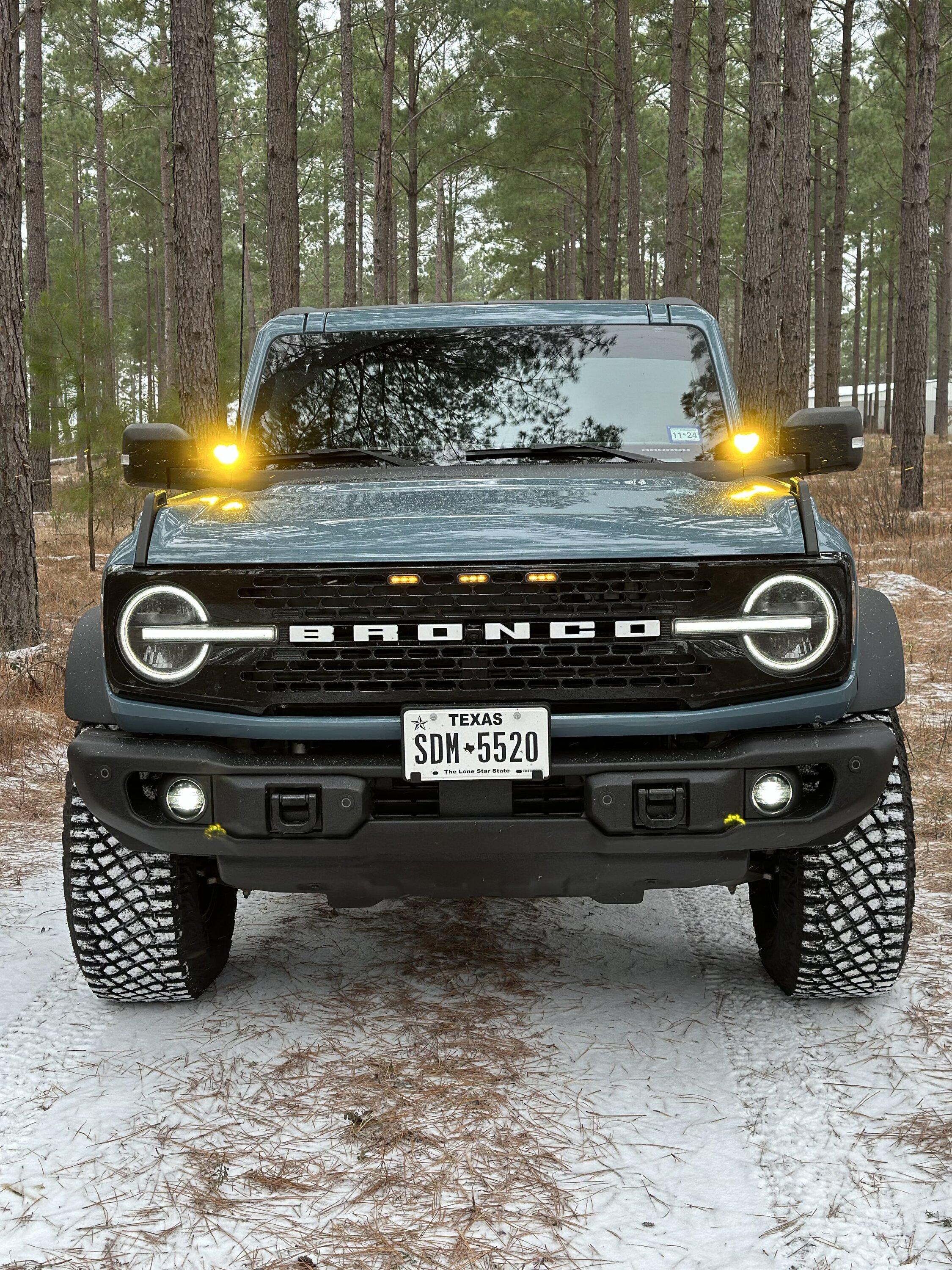 Ford Bronco Snow day in NE Texas IMG_4970