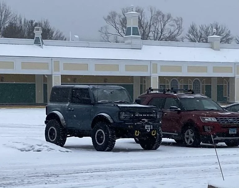 Ford Bronco Snow day in NE Texas IMG_9377