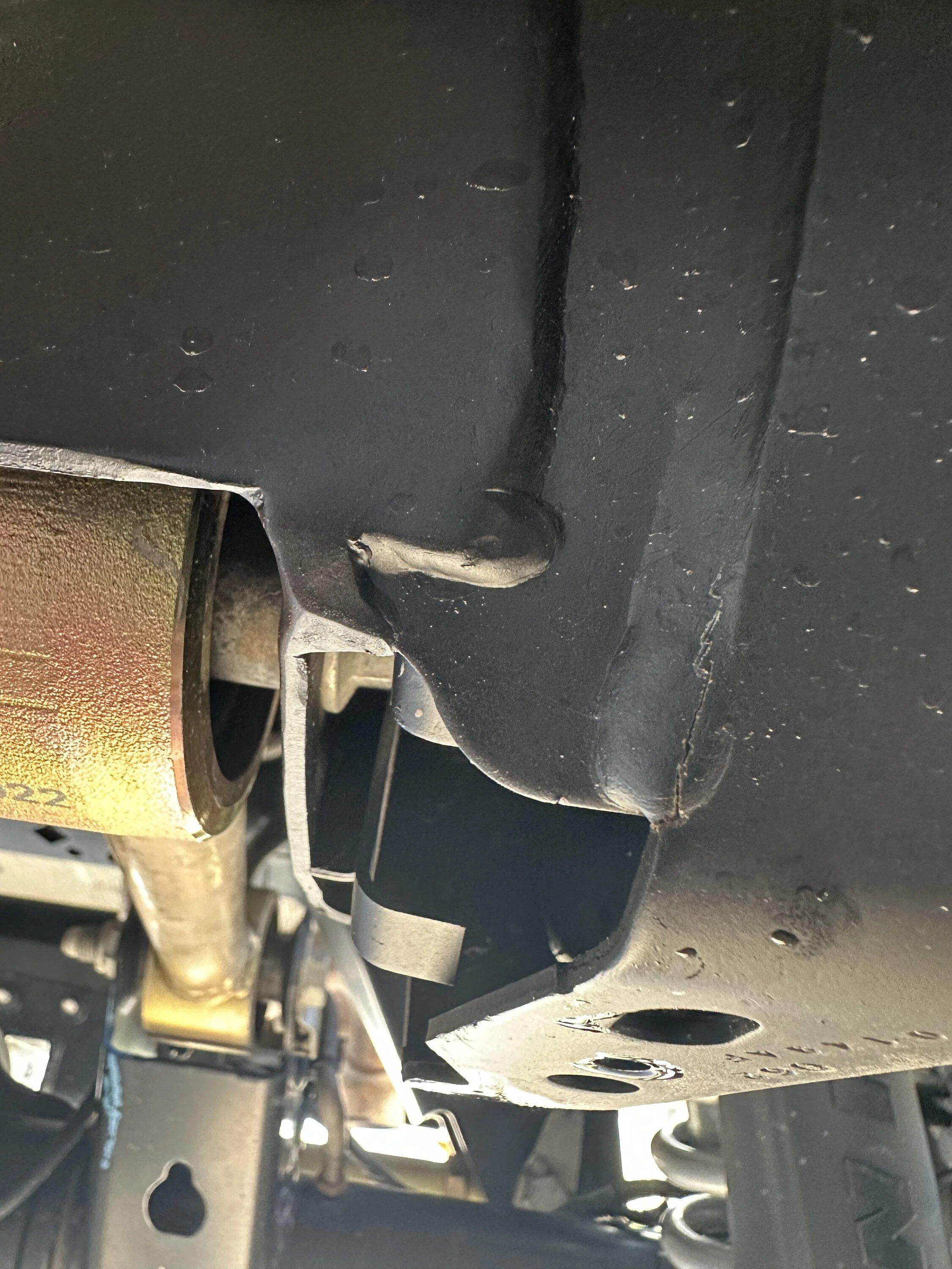 Ford Bronco Check this NOW if you have a 2021 Bronco -- cracks on rear control arm upper brackets IMG_4875
