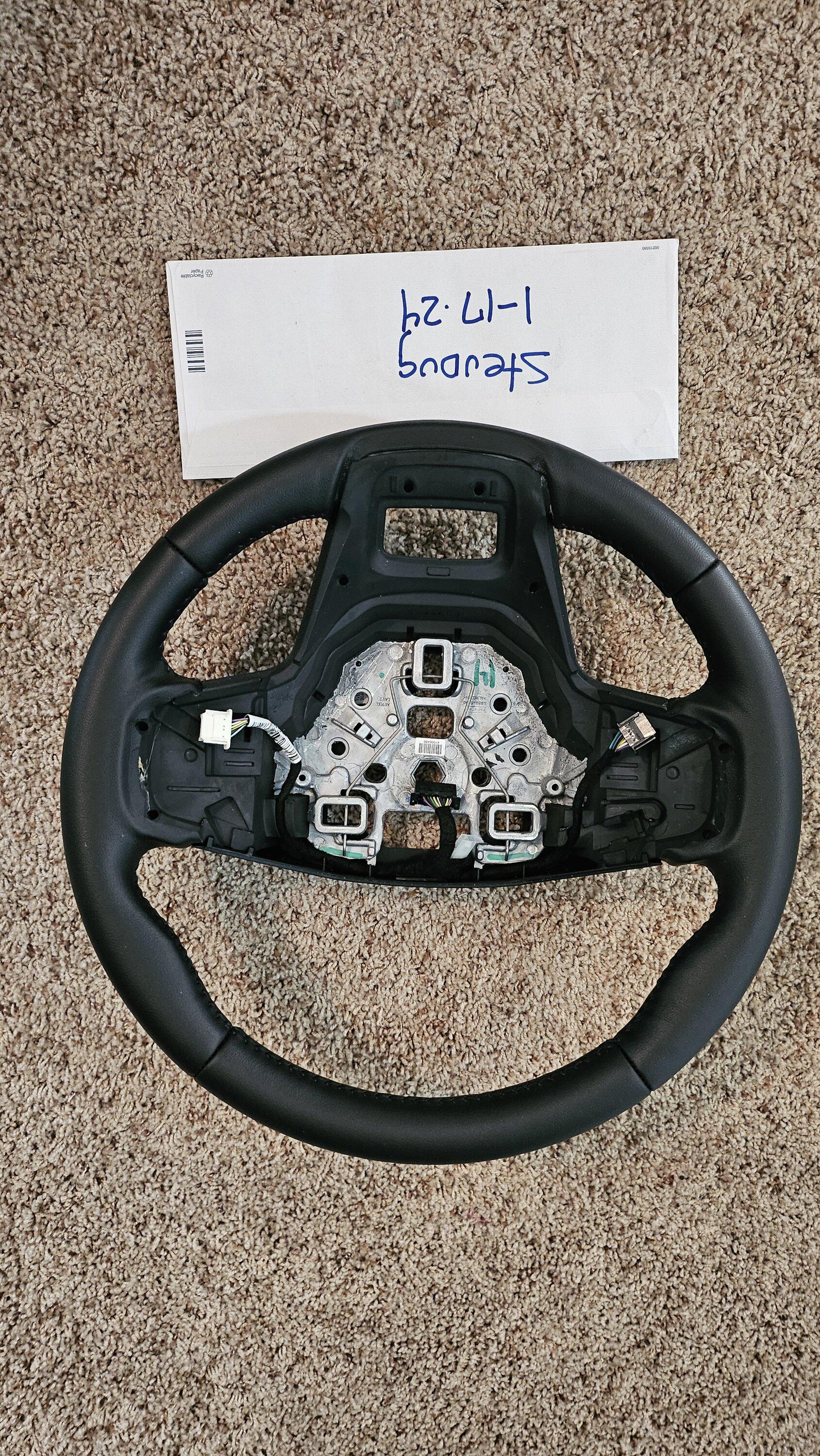 Ford Bronco Leather sterring wheel non heated 20240117_152813