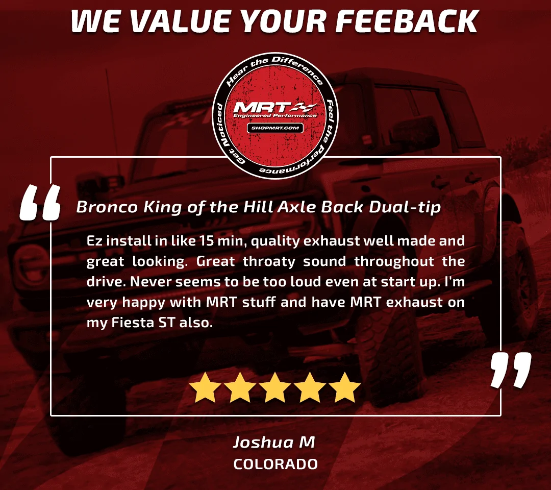 Ford Bronco Customer Reviews - MRT Bronco Offerings bronco_joshua