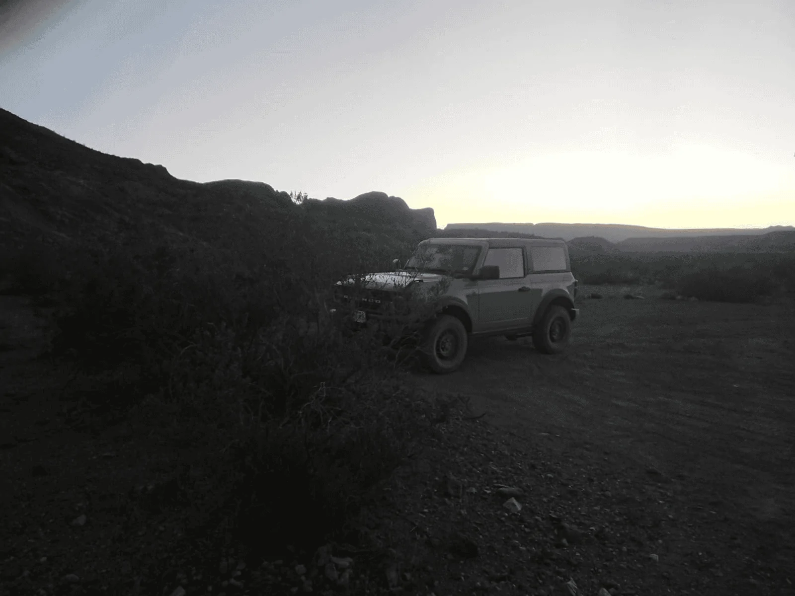Ford Bronco Big Bend Ranch trip. Slept in the truck 1705594326868