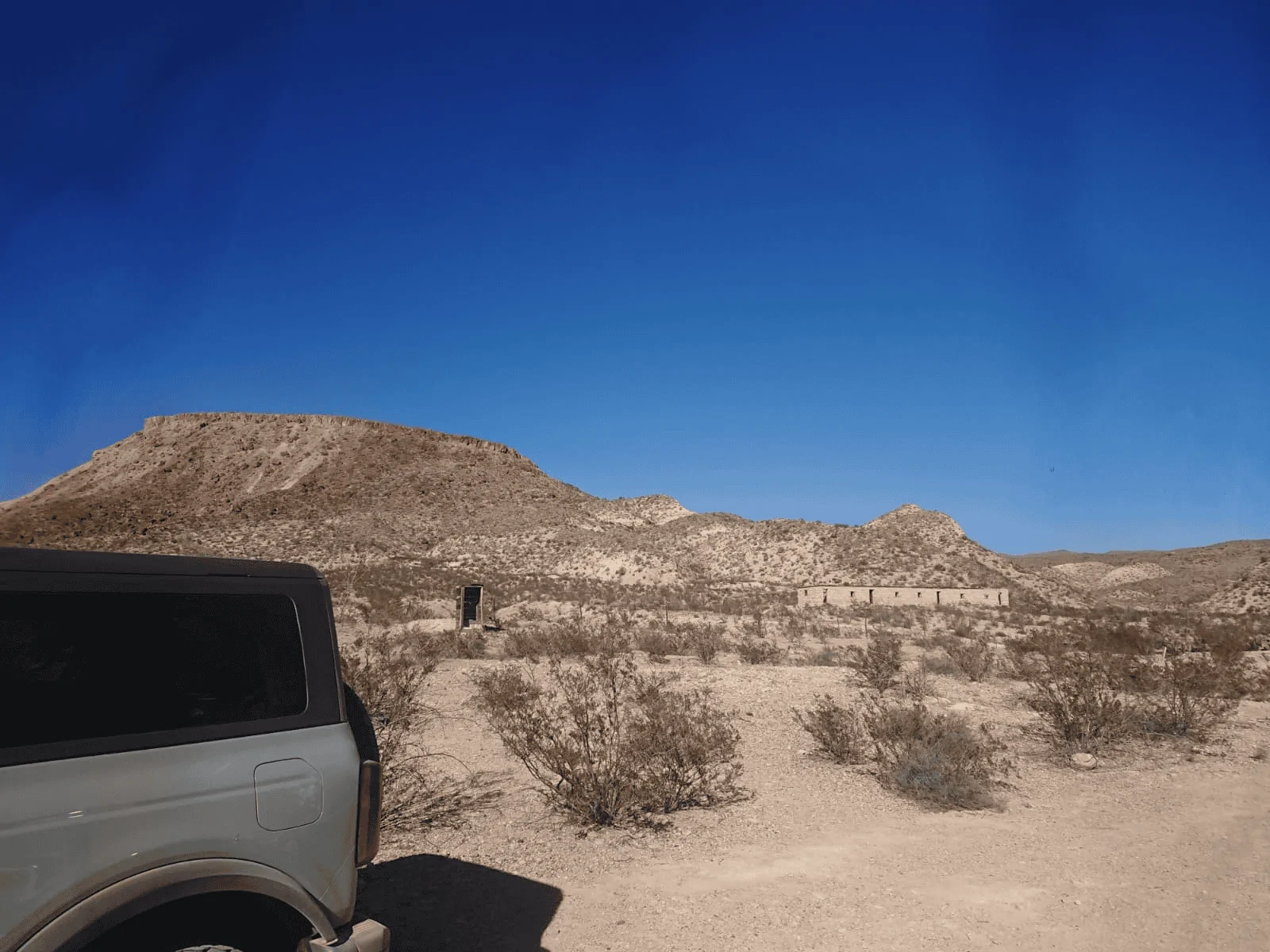 Ford Bronco Big Bend Ranch trip. Slept in the truck 1705604336742