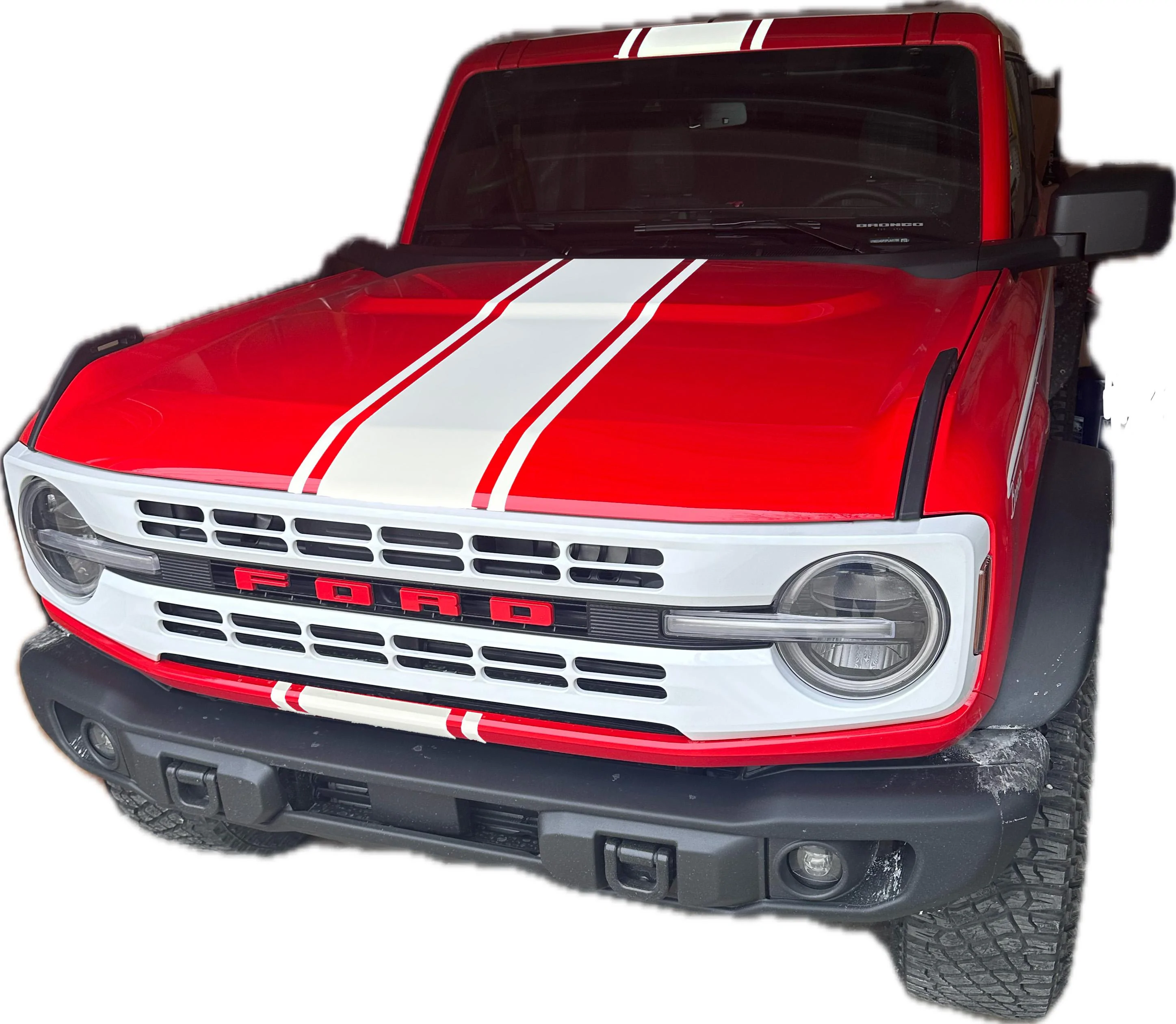 Ford Bronco HERITAGE EDITION Bronco Club Red stripes