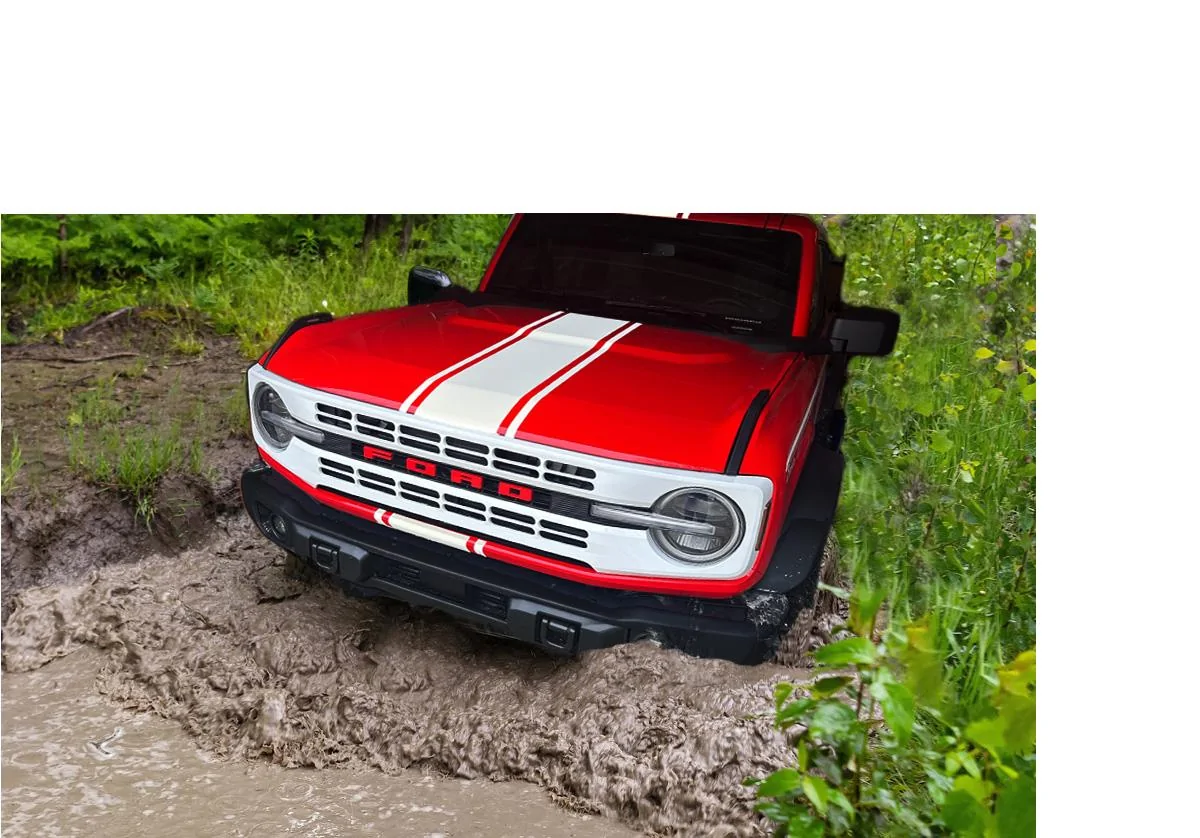 Ford Bronco HERITAGE EDITION Bronco Club stripes red mud