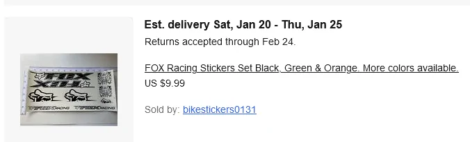Ford Bronco Bronco Build Week 1/29/2024 Screenshot 2024-01-18 at 14-08-36 My eBay - Purchases