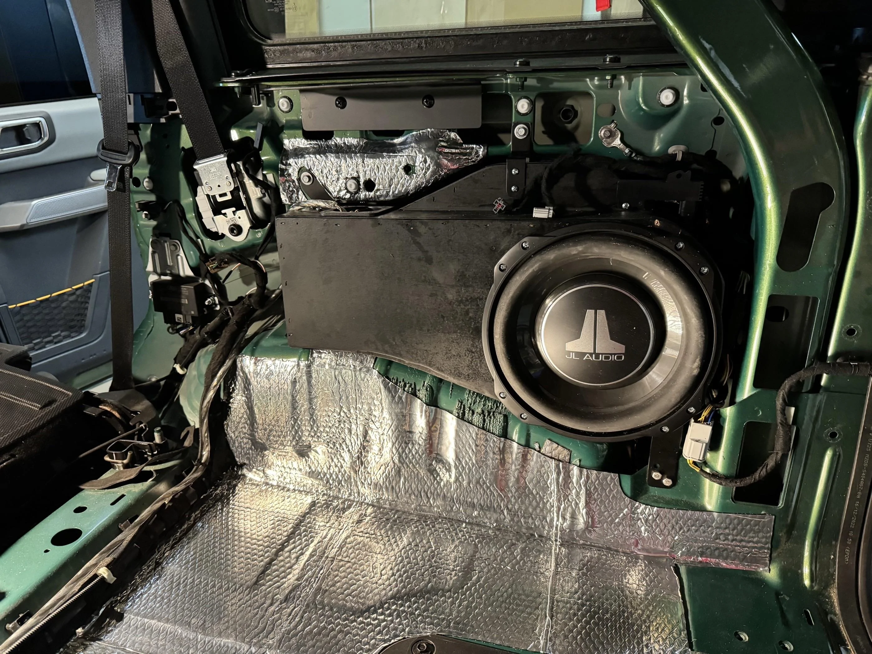 Ford Bronco 2023 Badlands Stereo Build, Focal, JL Audio, Audison - Lots of fabrication! IMG_9313