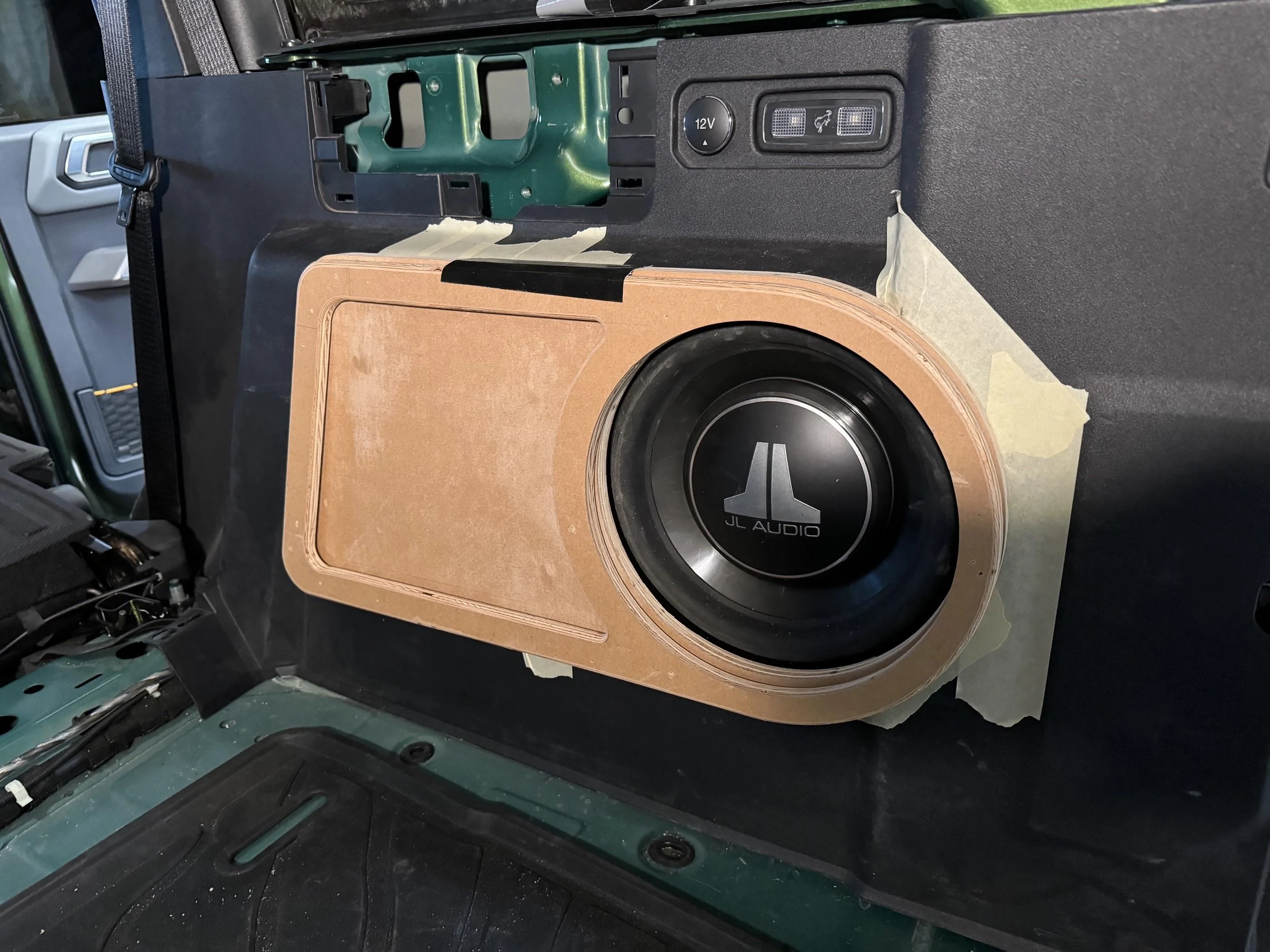 Ford Bronco 2023 Badlands Stereo Build, Focal, JL Audio, Audison - Lots of fabrication! IMG_9308