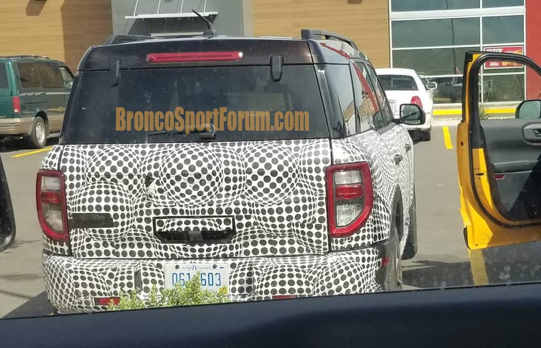 Ford Bronco Cyber Orange Pearl Color Likely Revealed in Bronco Sport Sighting cyber-orange-pearl-bronco-sport-spied-nevada-3-