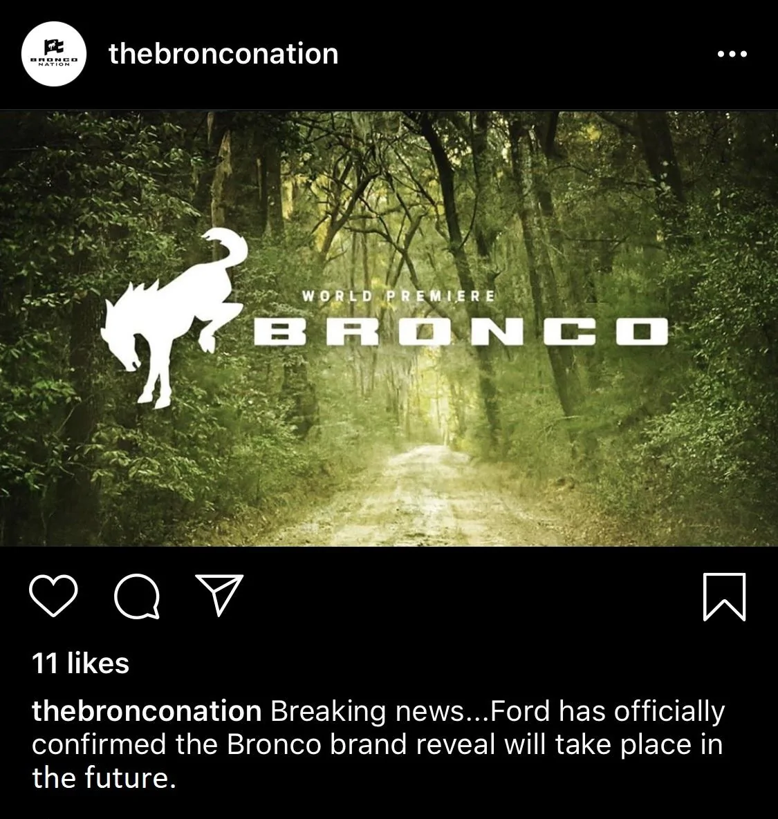 Ford Bronco Bronco reveal has officially been delayed until July BroncoFutur
