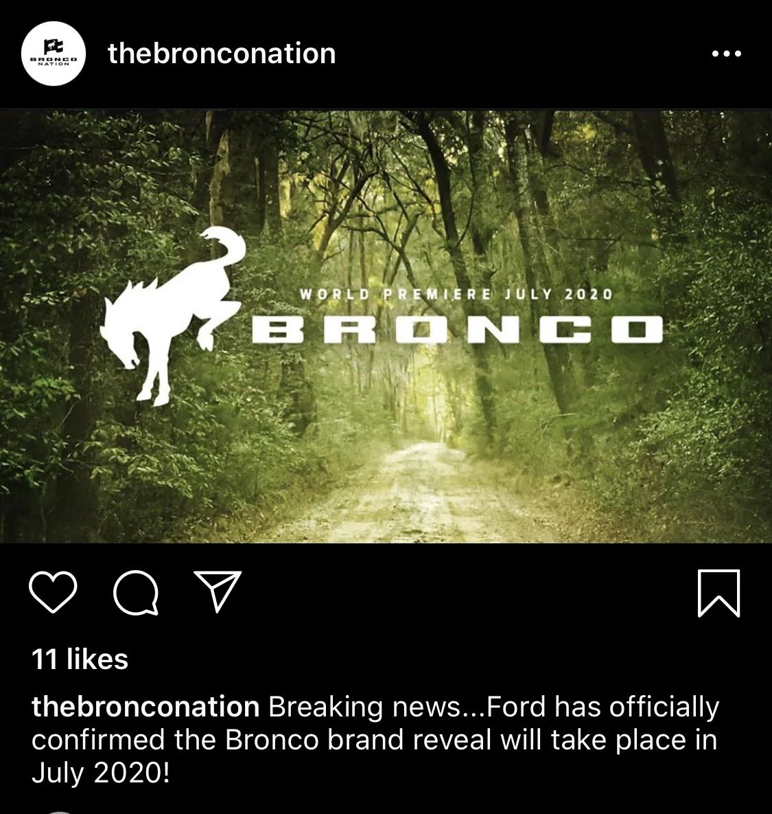 Ford Bronco Bronco reveal has officially been delayed until July BroncoJuly